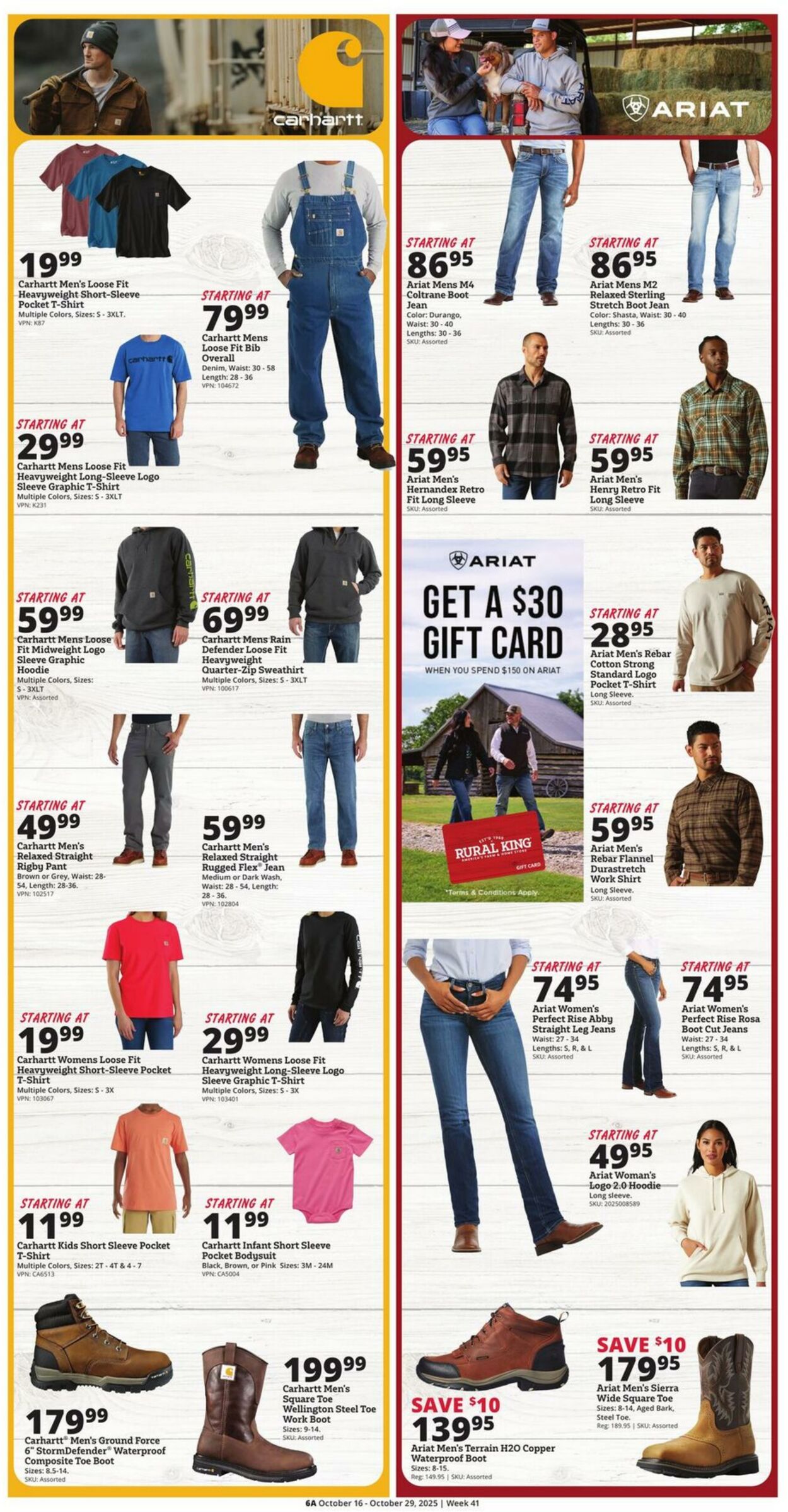 Weekly ad Rural King 10/16/2025 - 10/29/2025