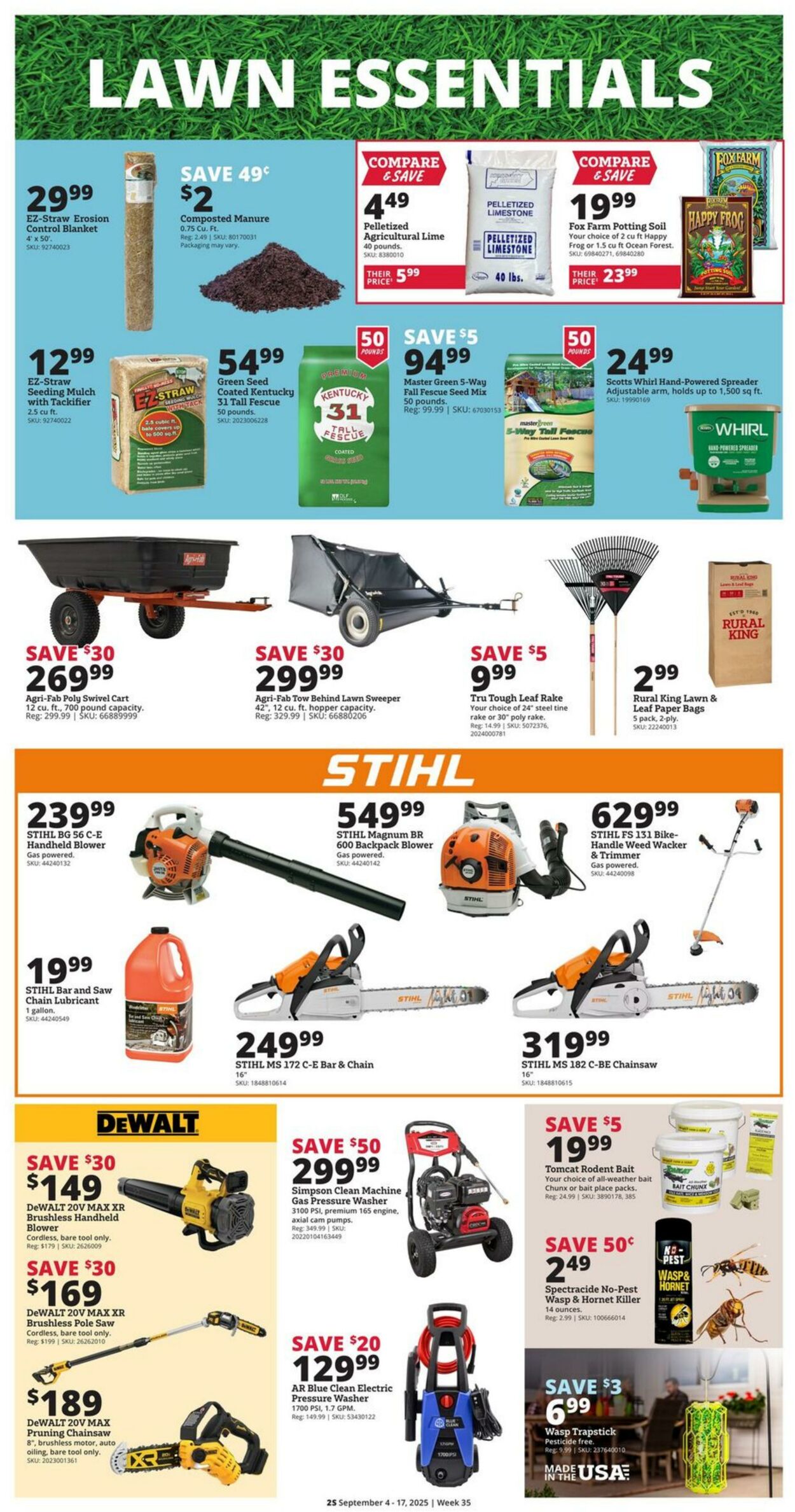 Weekly ad Rural King 09/04/2025 - 09/17/2025