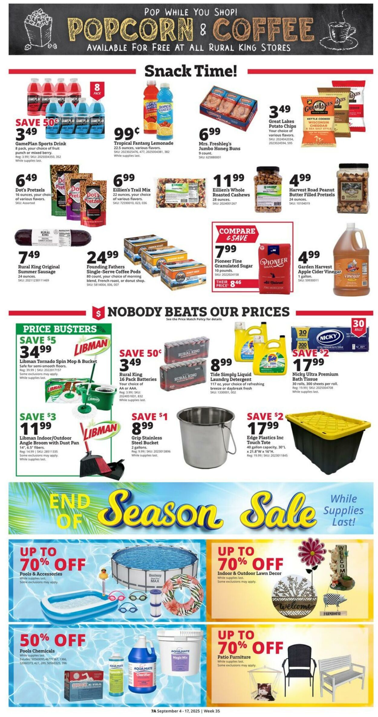 Weekly ad Rural King 09/04/2025 - 09/17/2025
