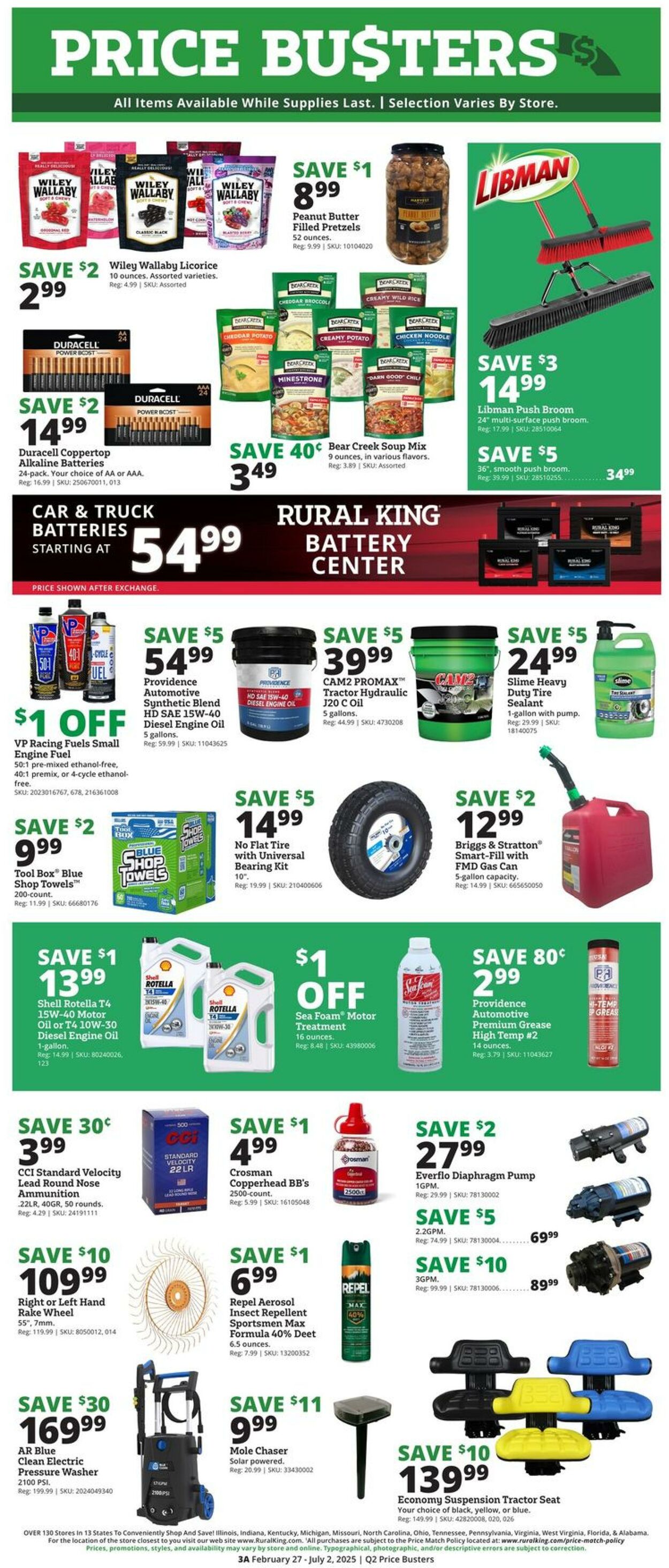 Weekly ad Rural King 02/27/2025 - 07/02/2025