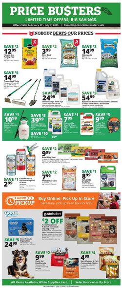 Weekly ad Rural King 02/27/2025 - 07/02/2025