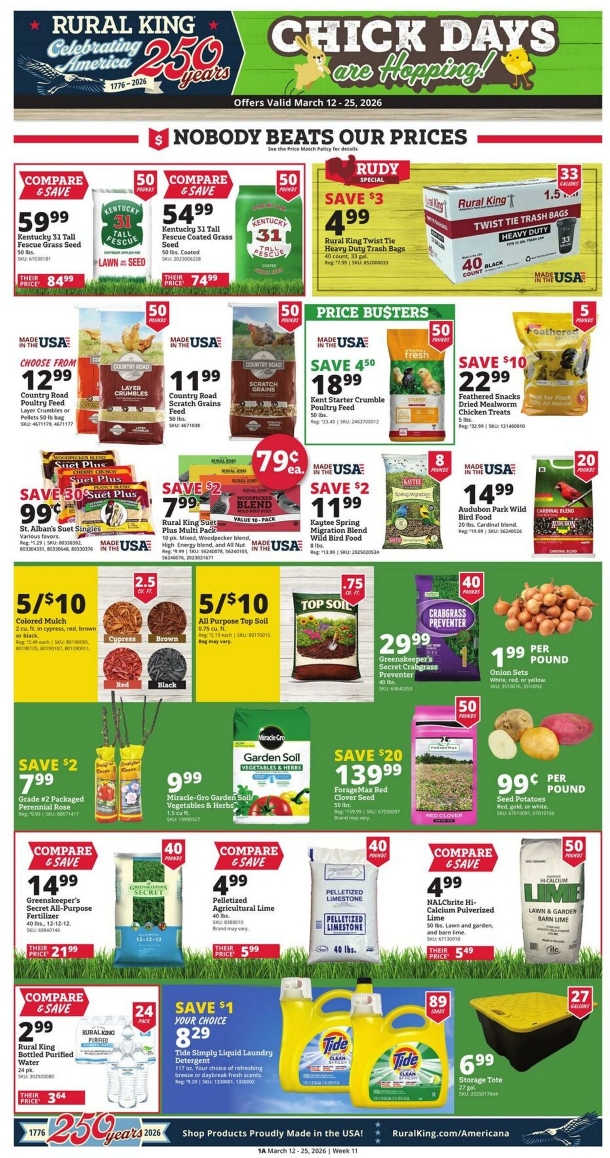 Weekly ad Rural King 03/12/2026 - 03/25/2026
