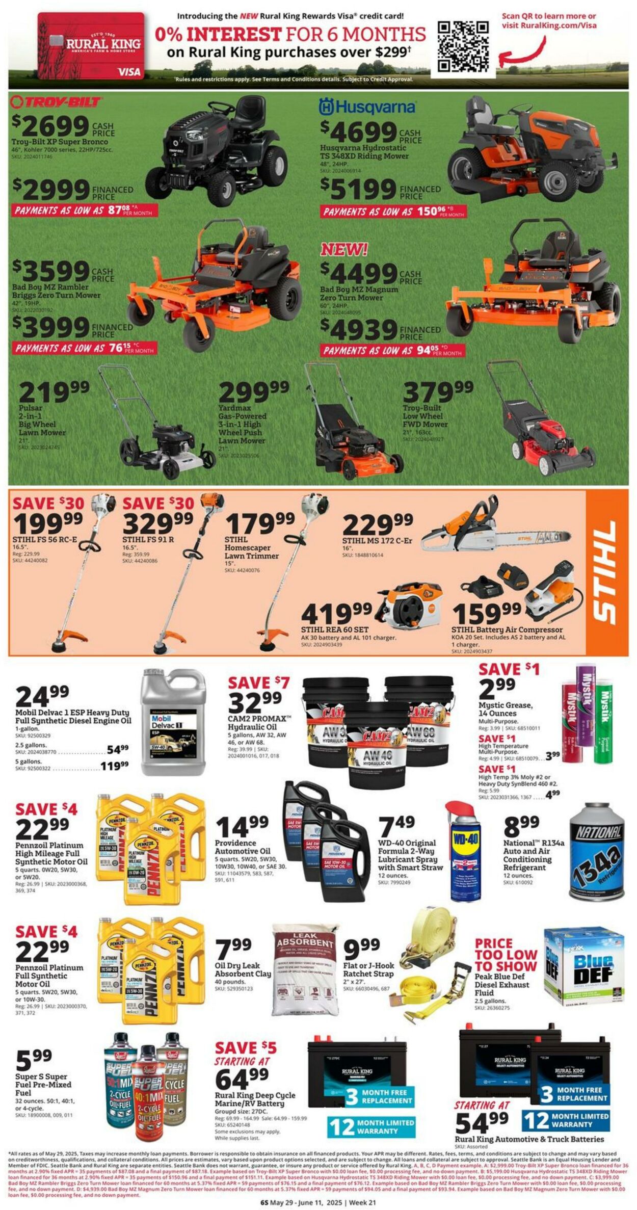 Weekly ad Rural King 05/29/2025 - 06/11/2025