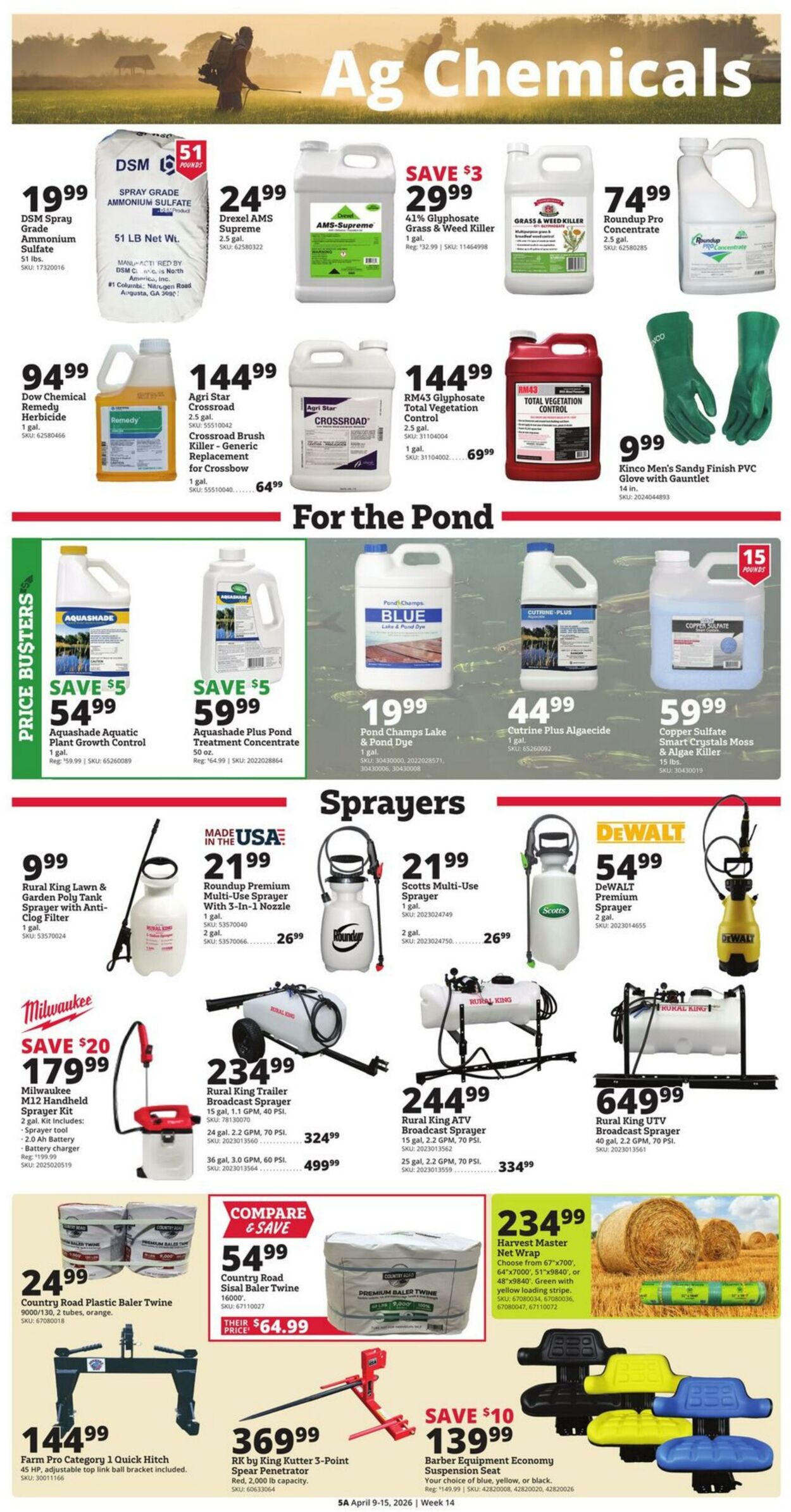 Weekly ad Rural King 04/09/2026 - 04/15/2026