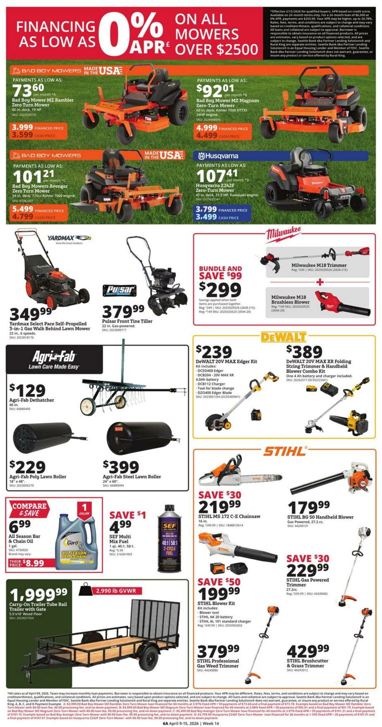 Weekly ad Rural King 04/09/2026 - 04/15/2026