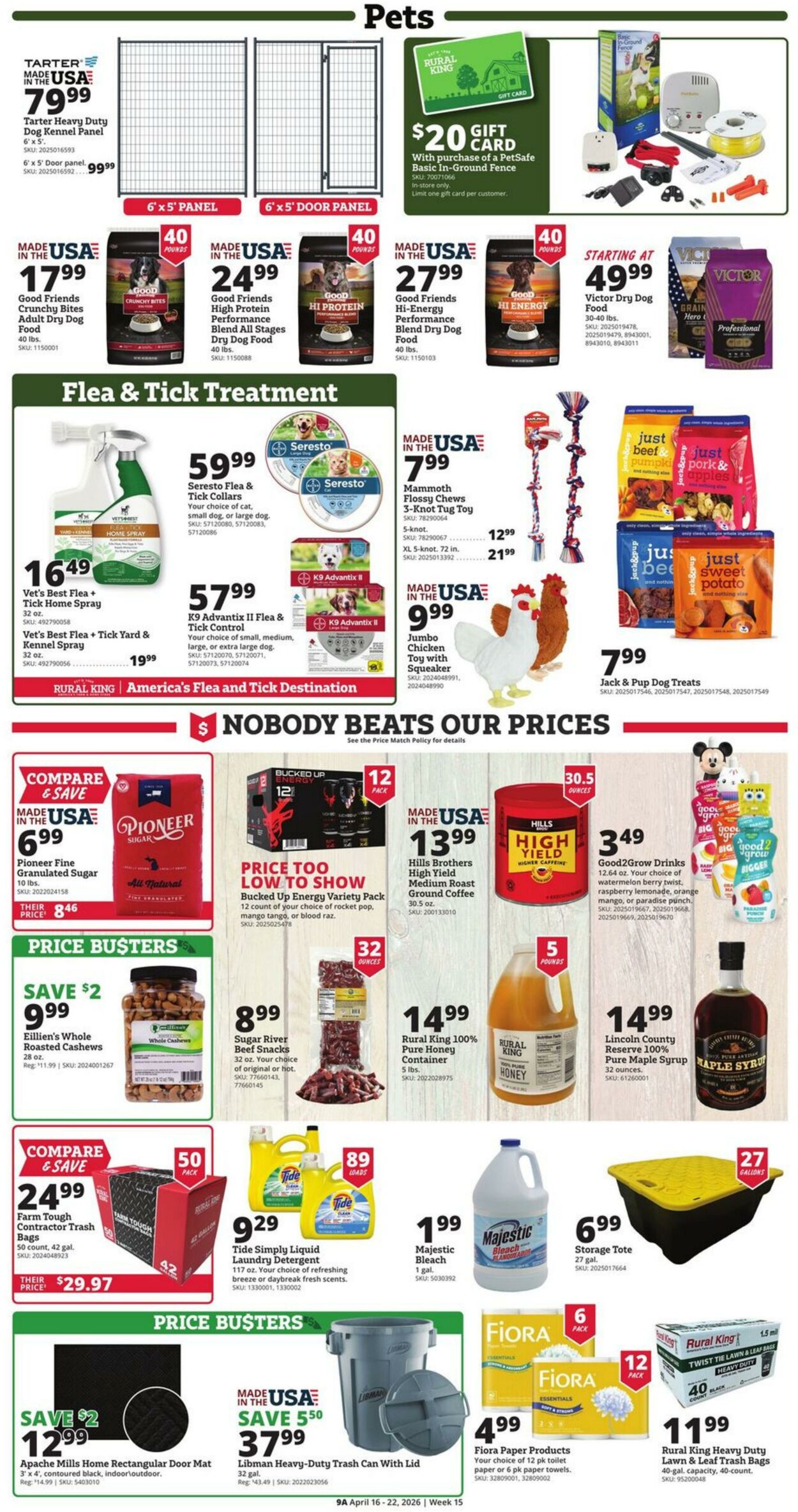 Weekly ad Rural King 04/16/2026 - 04/22/2026