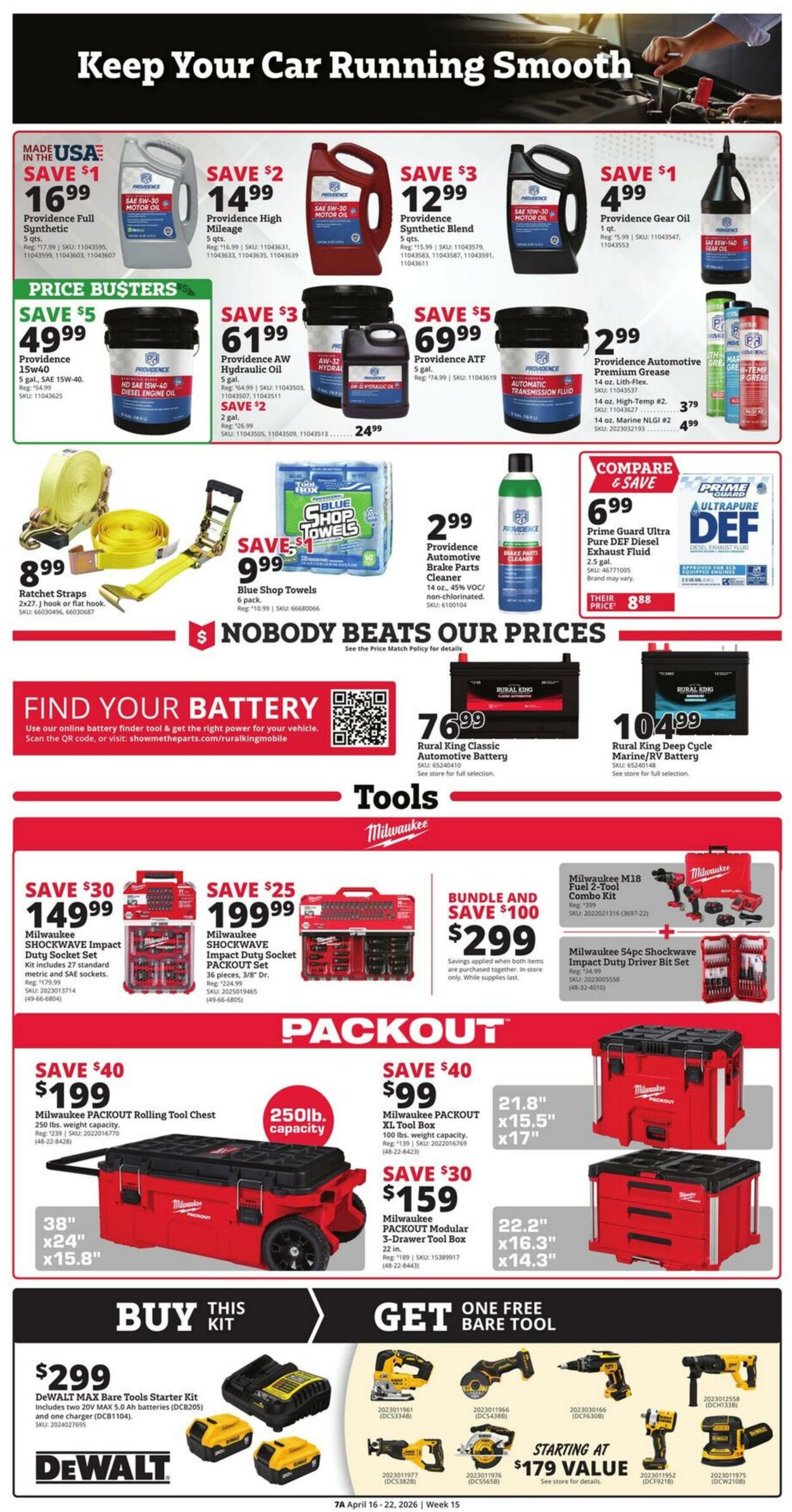 Weekly ad Rural King 04/16/2026 - 04/22/2026