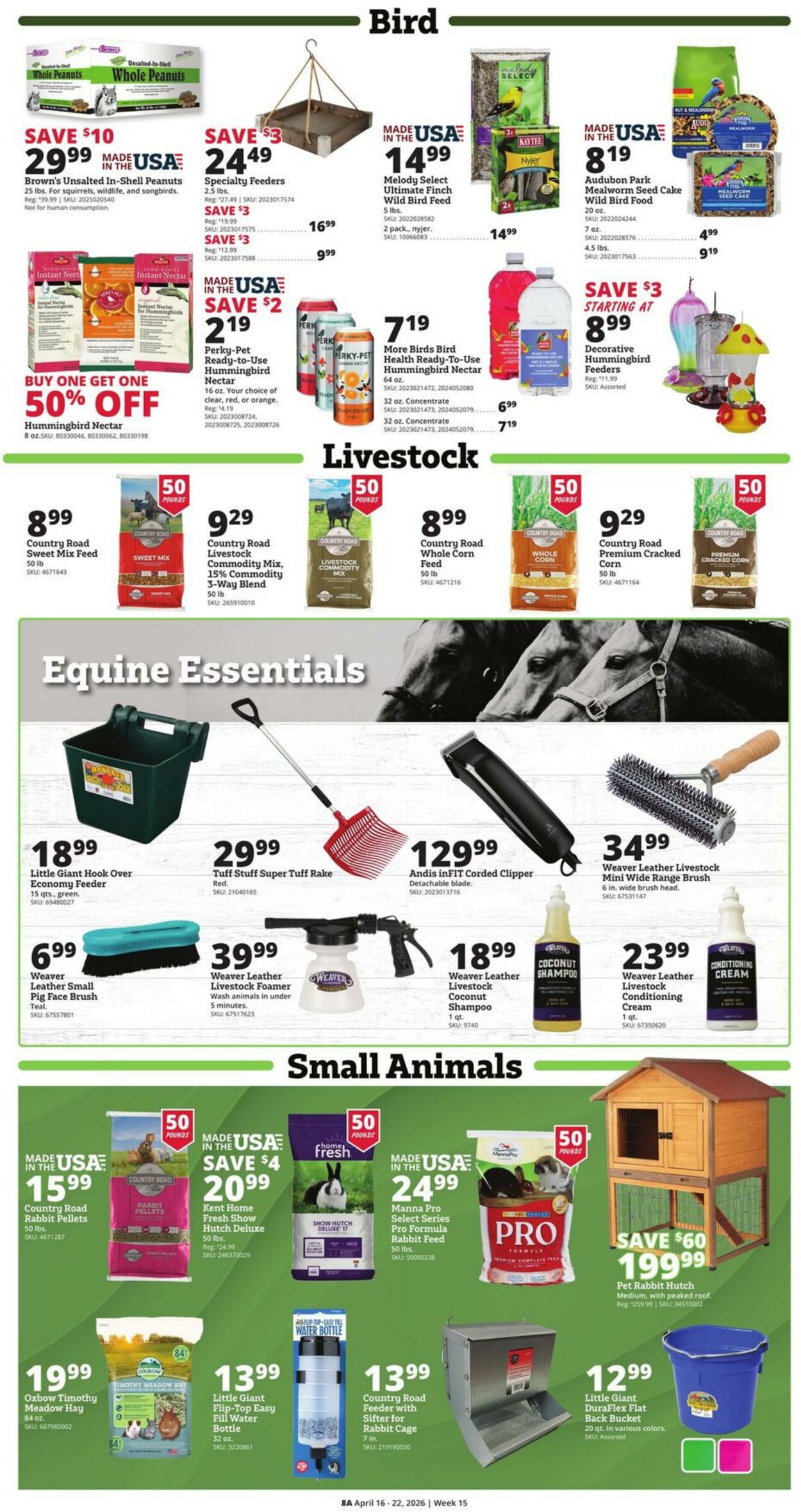 Weekly ad Rural King 04/16/2026 - 04/22/2026