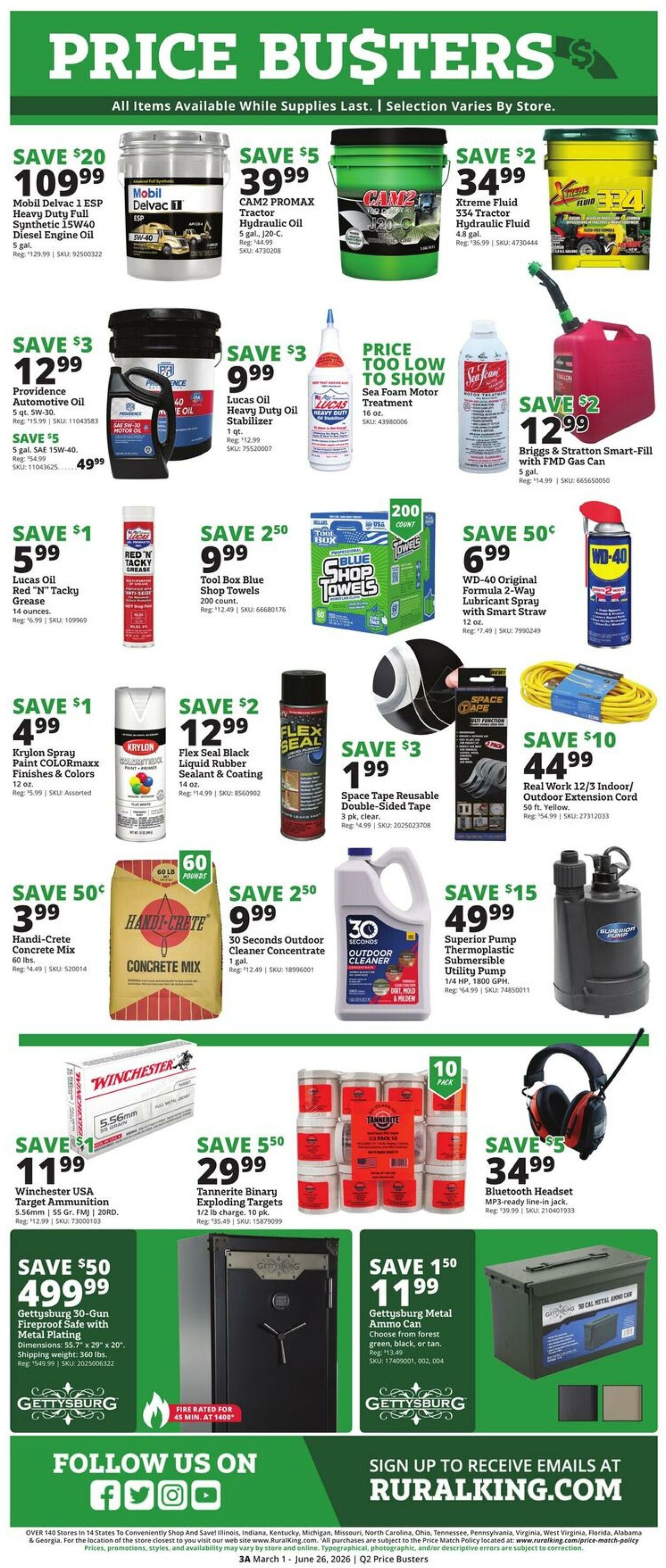 Weekly ad Rural King 03/01/2026 - 06/26/2026