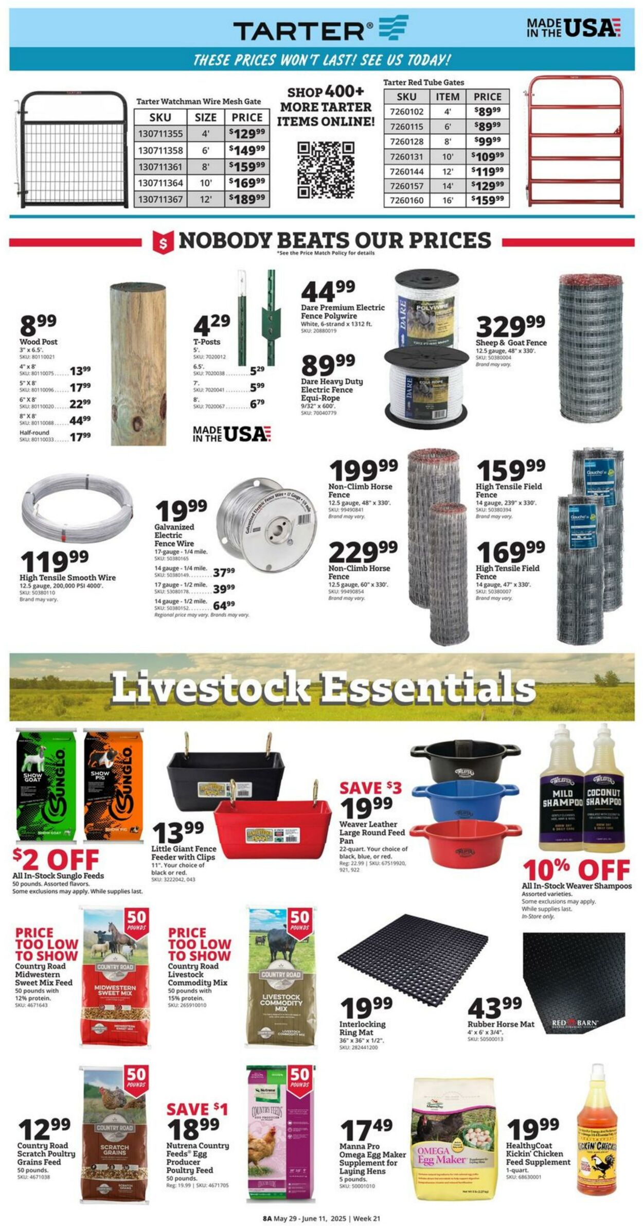 Weekly ad Rural King 05/29/2025 - 06/11/2025