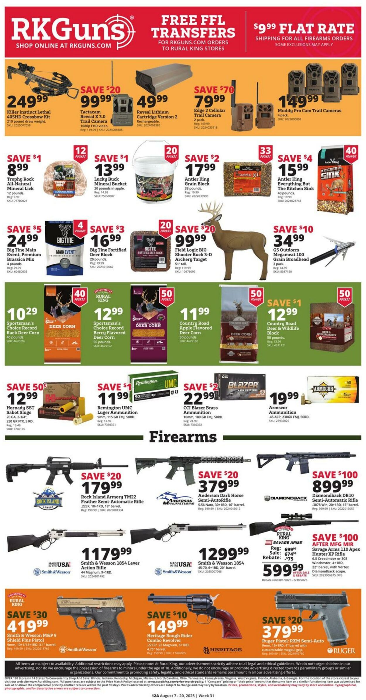 Weekly ad Rural King 08/07/2025 - 08/20/2025