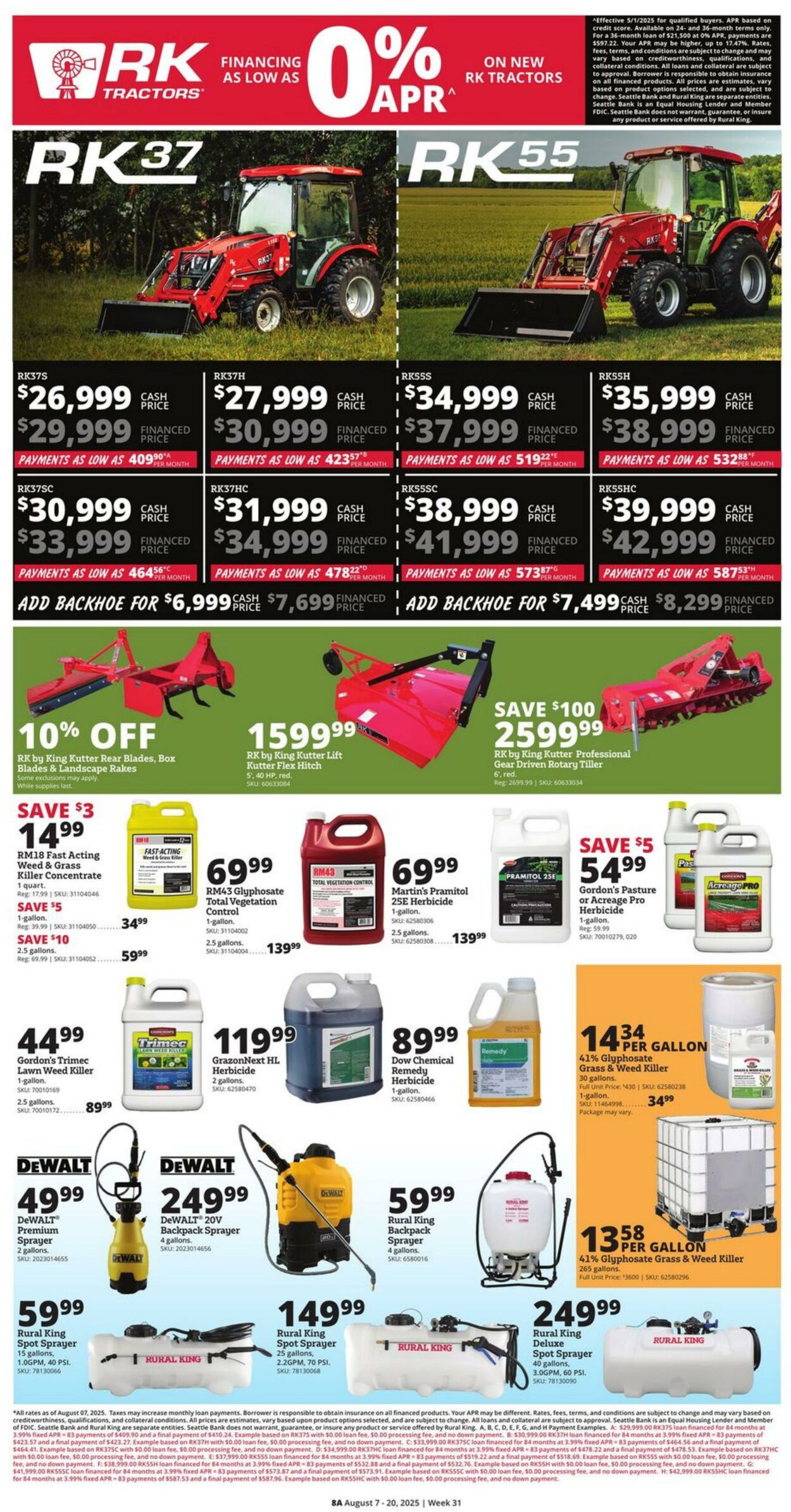Weekly ad Rural King 08/07/2025 - 08/20/2025
