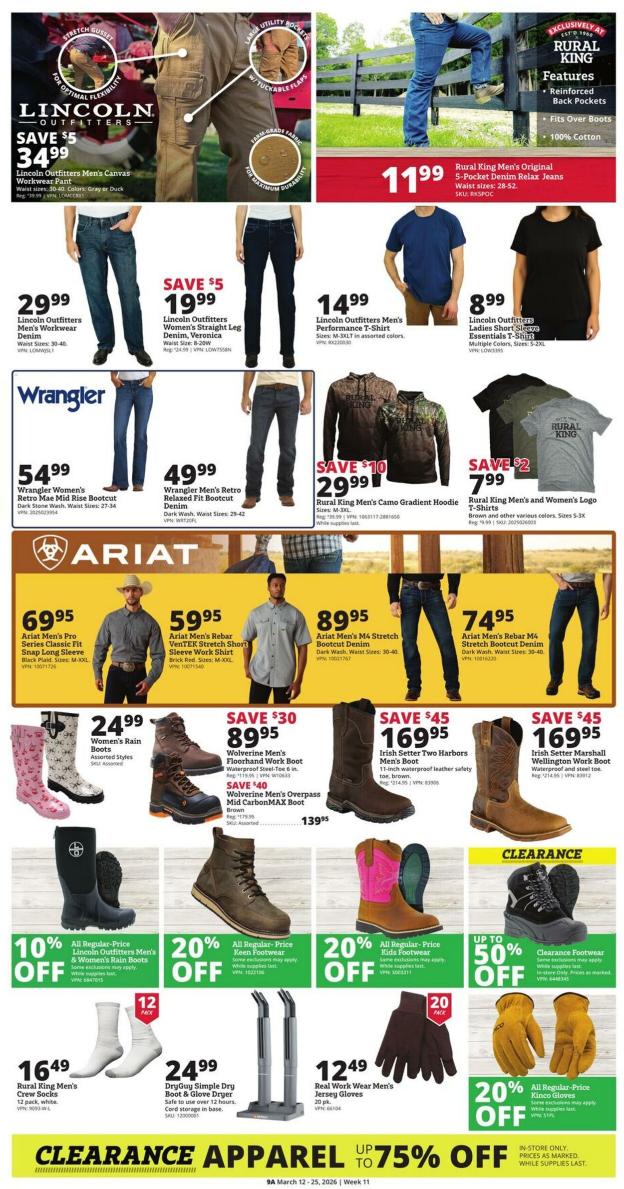 Weekly ad Rural King 03/12/2026 - 03/25/2026