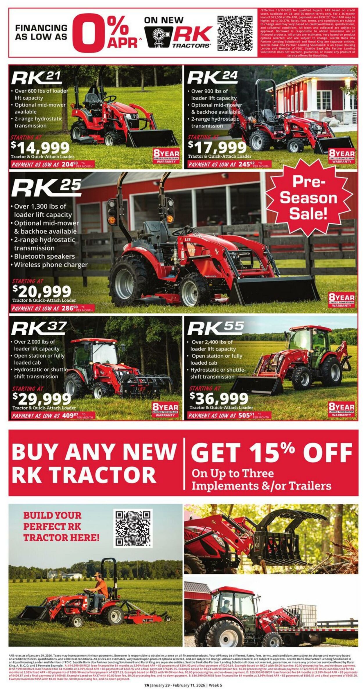 Weekly ad Rural King 01/29/2026 - 02/11/2026