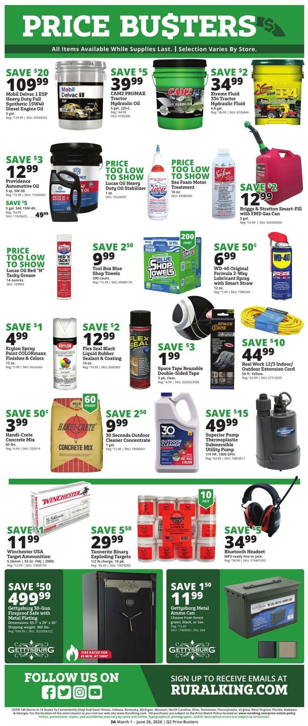 Weekly ad Rural King 03/01/2026 - 06/26/2026