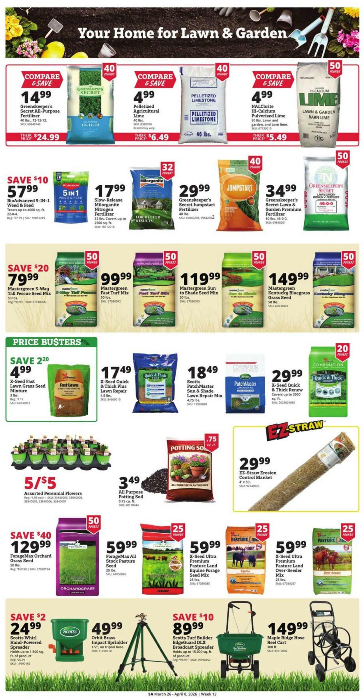 Weekly ad Rural King 03/26/2026 - 04/08/2026