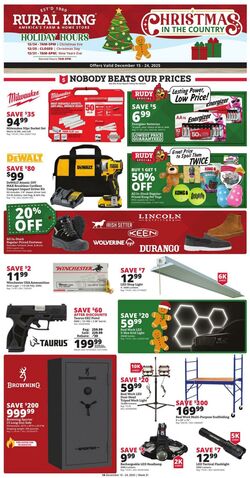 Weekly ad Rural King 12/15/2025 - 12/24/2025