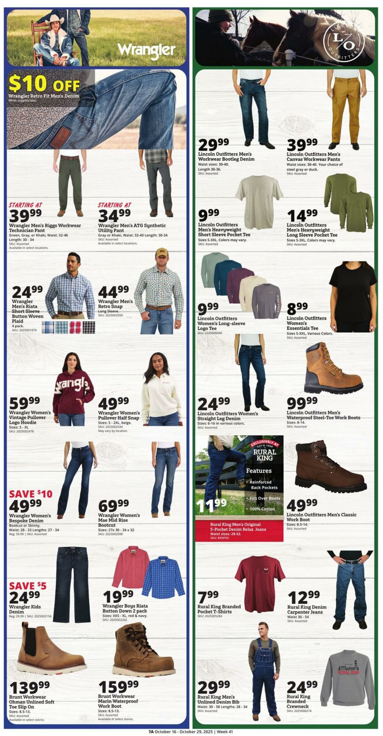 Weekly ad Rural King 10/16/2025 - 10/29/2025