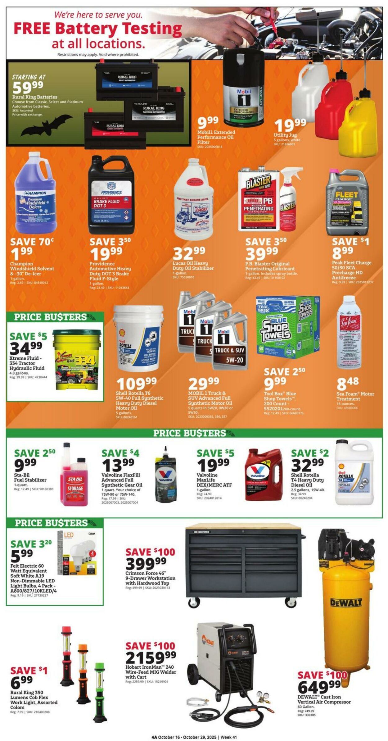 Weekly ad Rural King 10/16/2025 - 10/29/2025