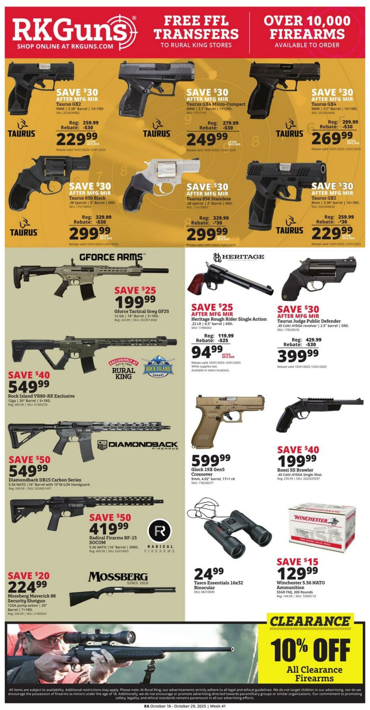 Weekly ad Rural King 10/16/2025 - 10/29/2025