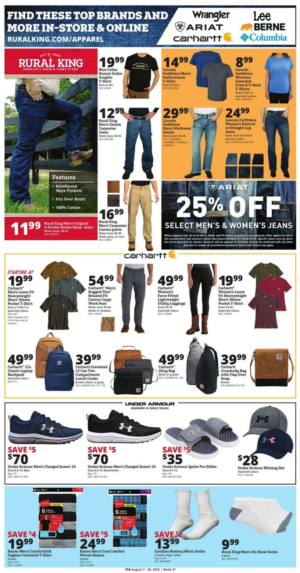 Weekly ad Rural King 08/07/2025 - 08/20/2025