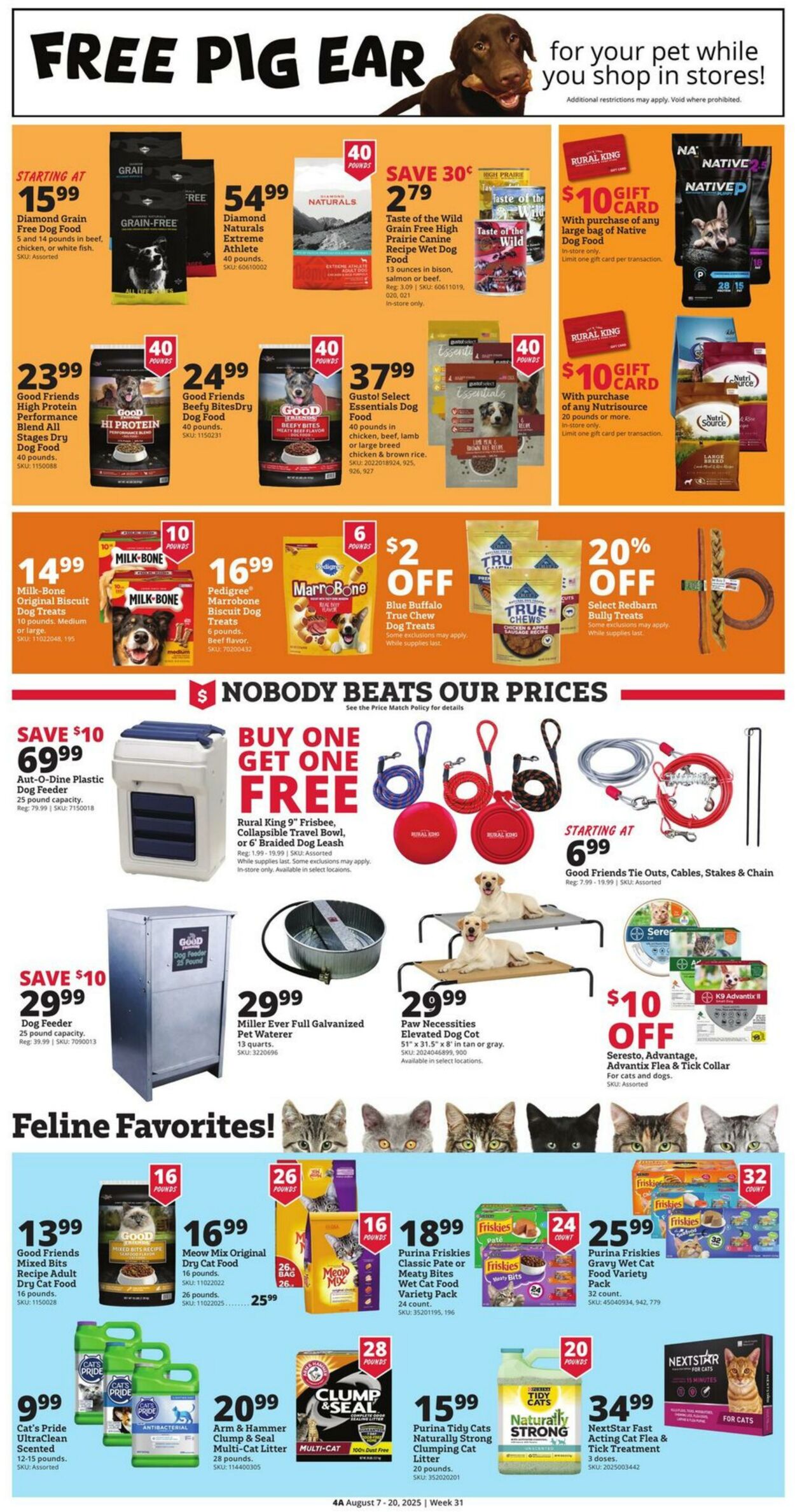 Weekly ad Rural King 08/07/2025 - 08/20/2025