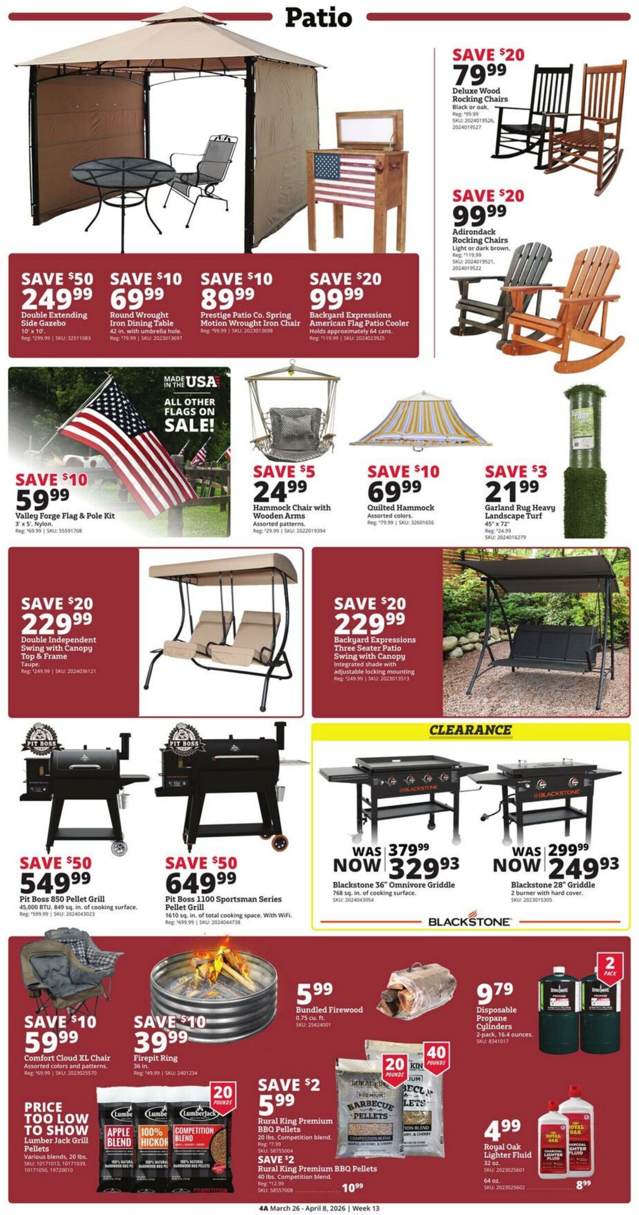 Weekly ad Rural King 03/26/2026 - 04/08/2026