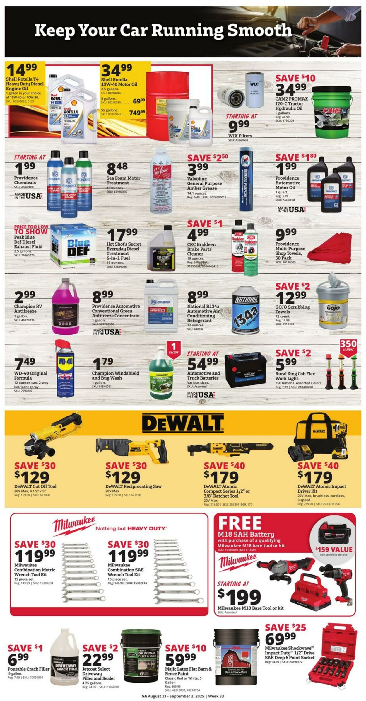 Weekly ad Rural King 08/21/2025 - 09/03/2025
