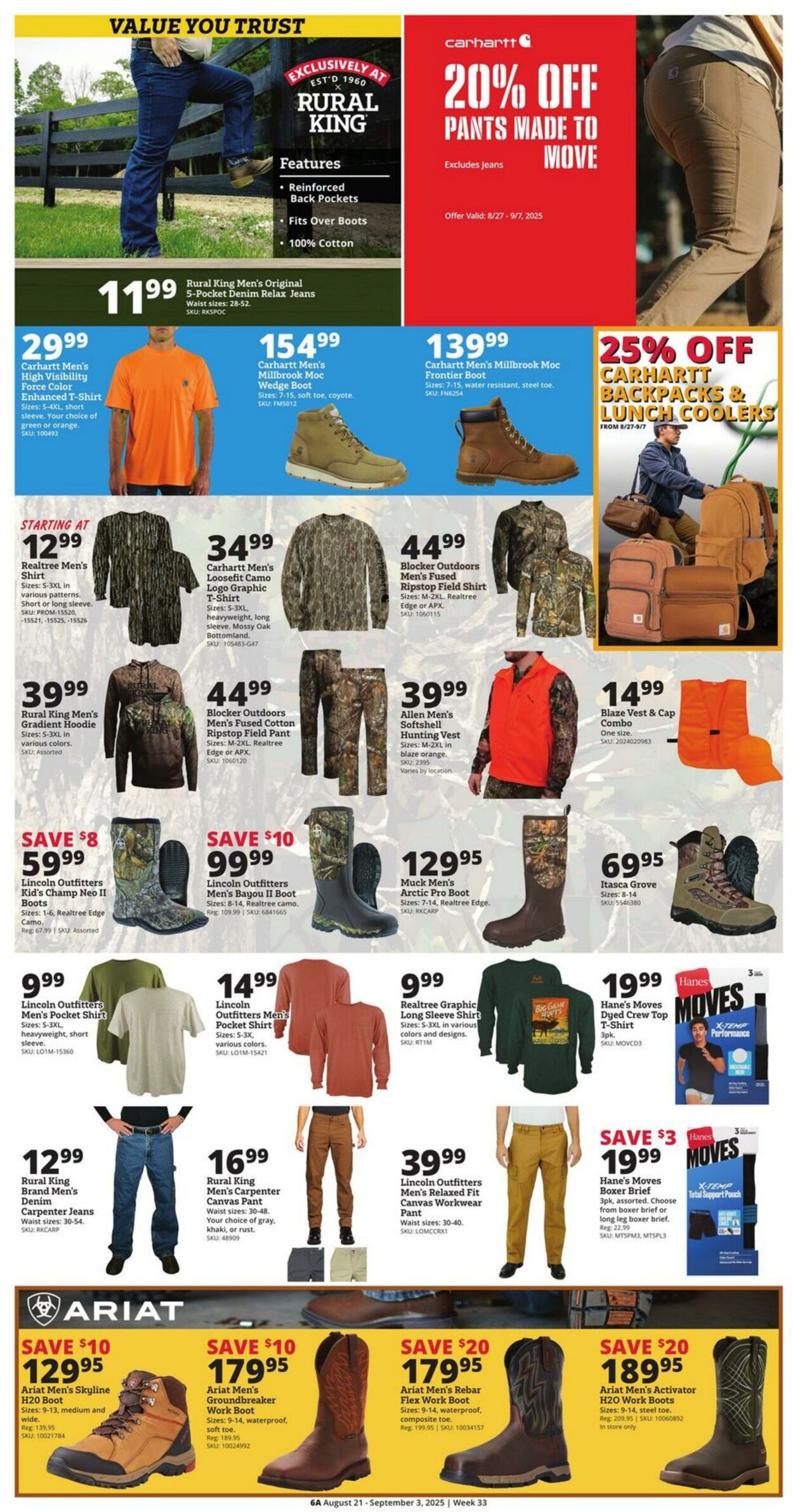 Weekly ad Rural King 08/21/2025 - 09/03/2025