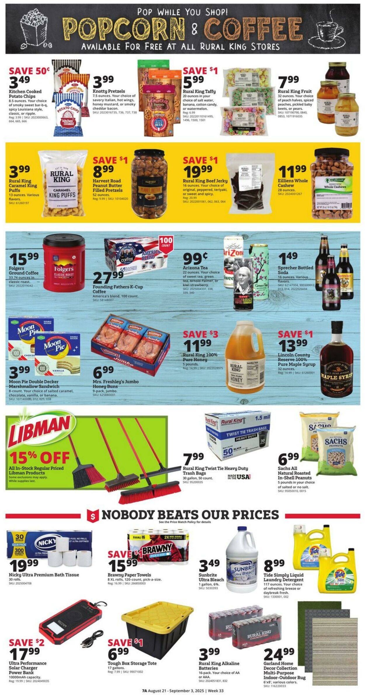 Weekly ad Rural King 08/21/2025 - 09/03/2025