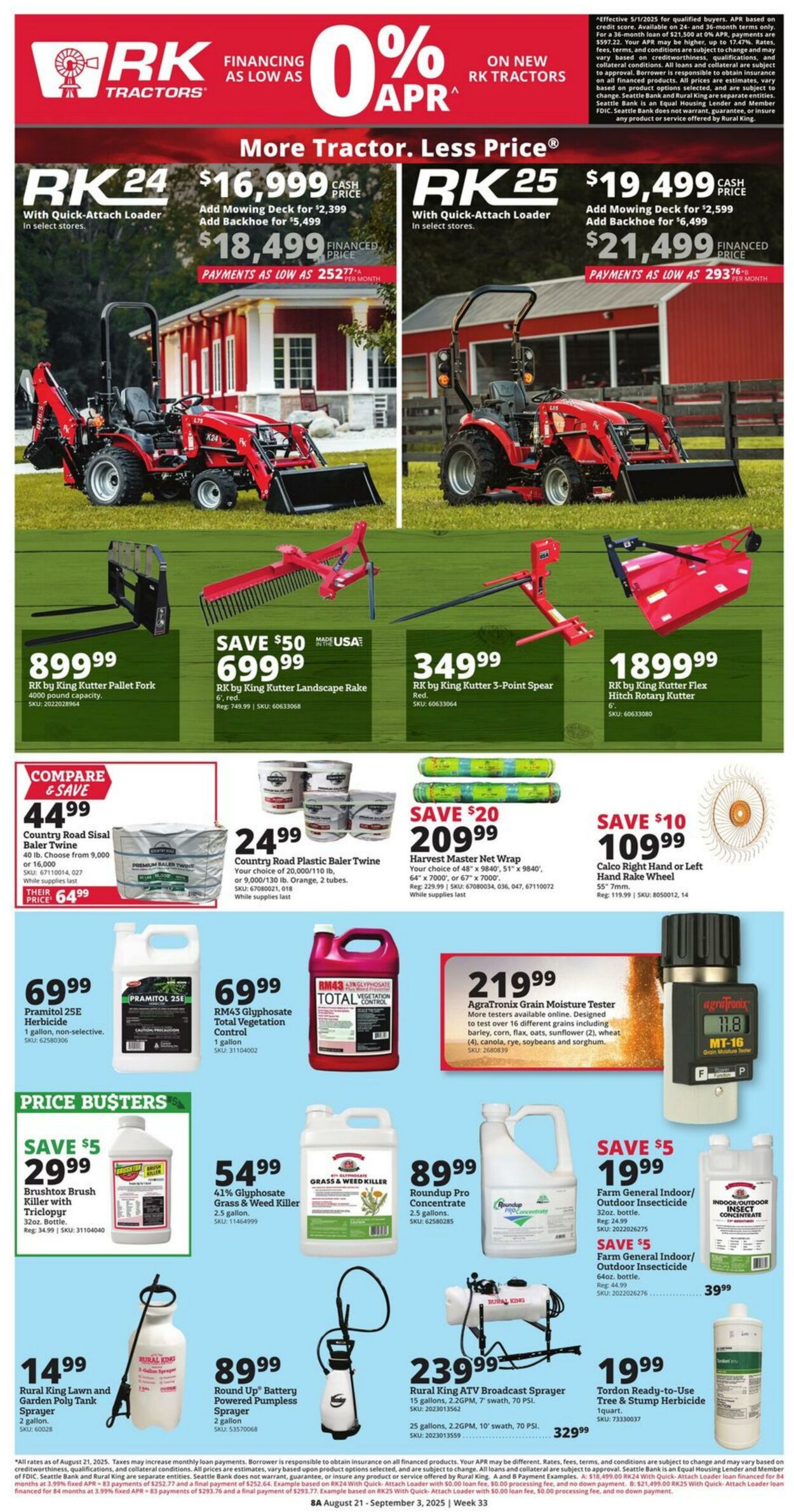 Weekly ad Rural King 08/21/2025 - 09/03/2025