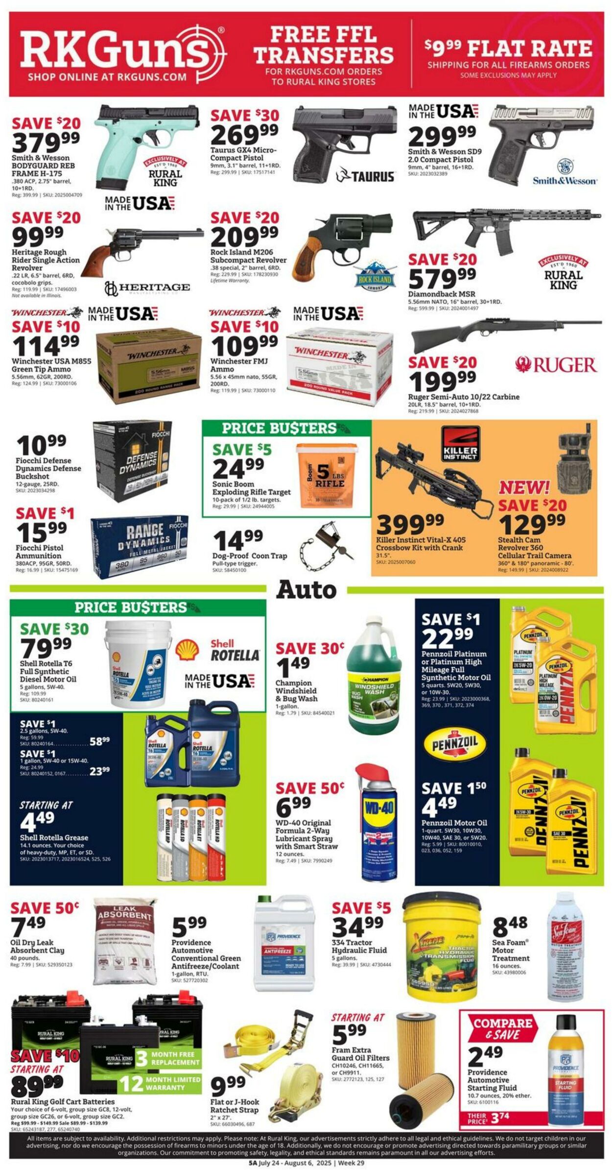 Weekly ad Rural King 07/24/2025 - 08/06/2025