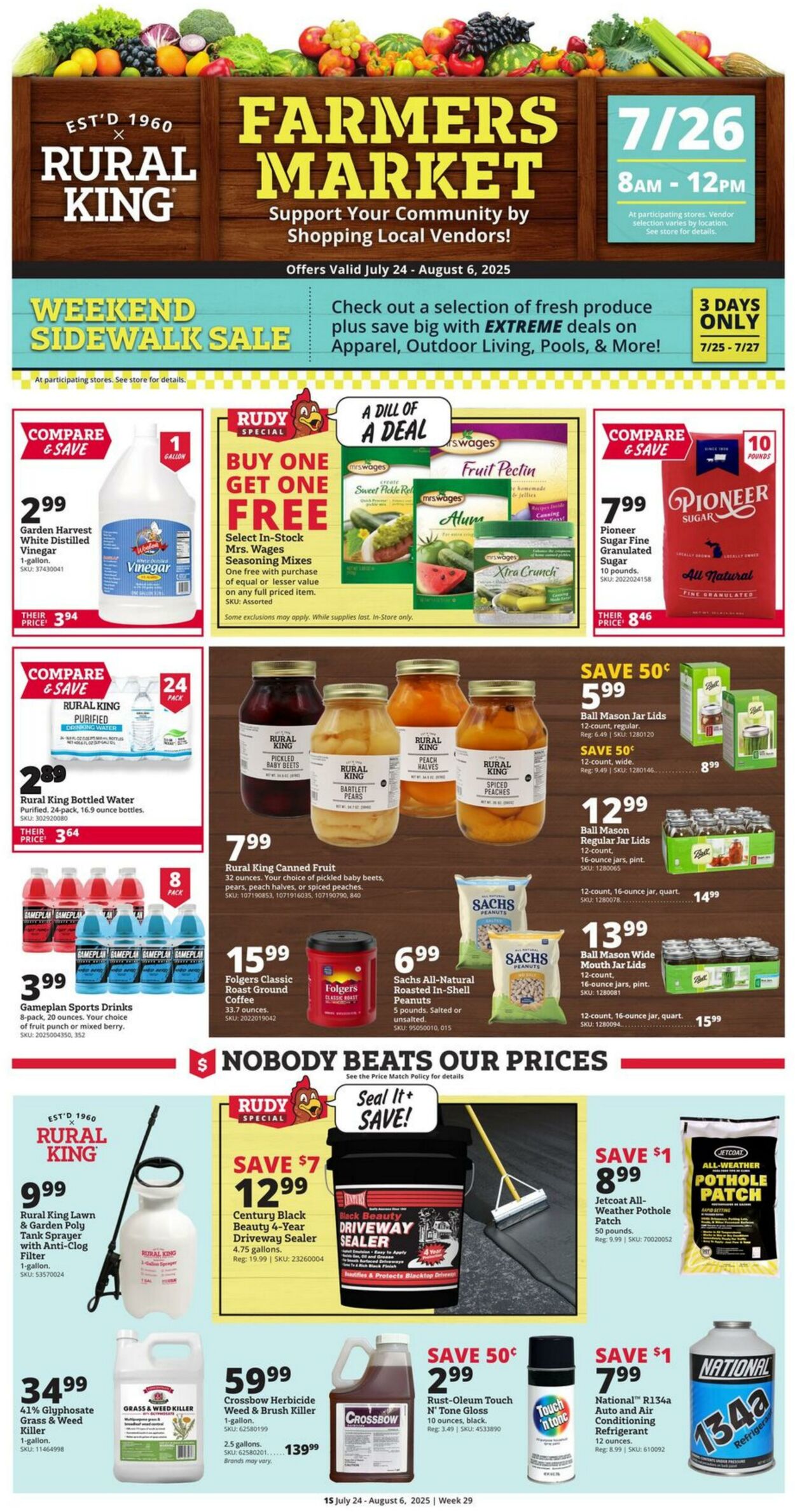 Weekly ad Rural King 07/24/2025 - 08/06/2025