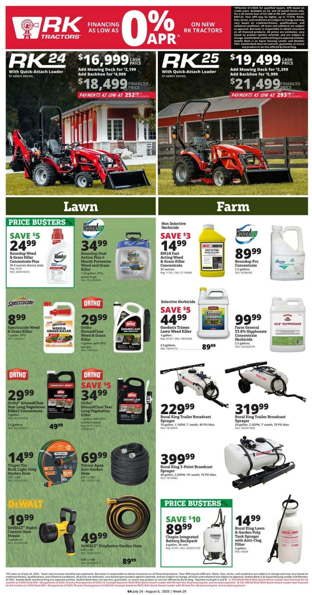 Weekly ad Rural King 07/24/2025 - 08/06/2025