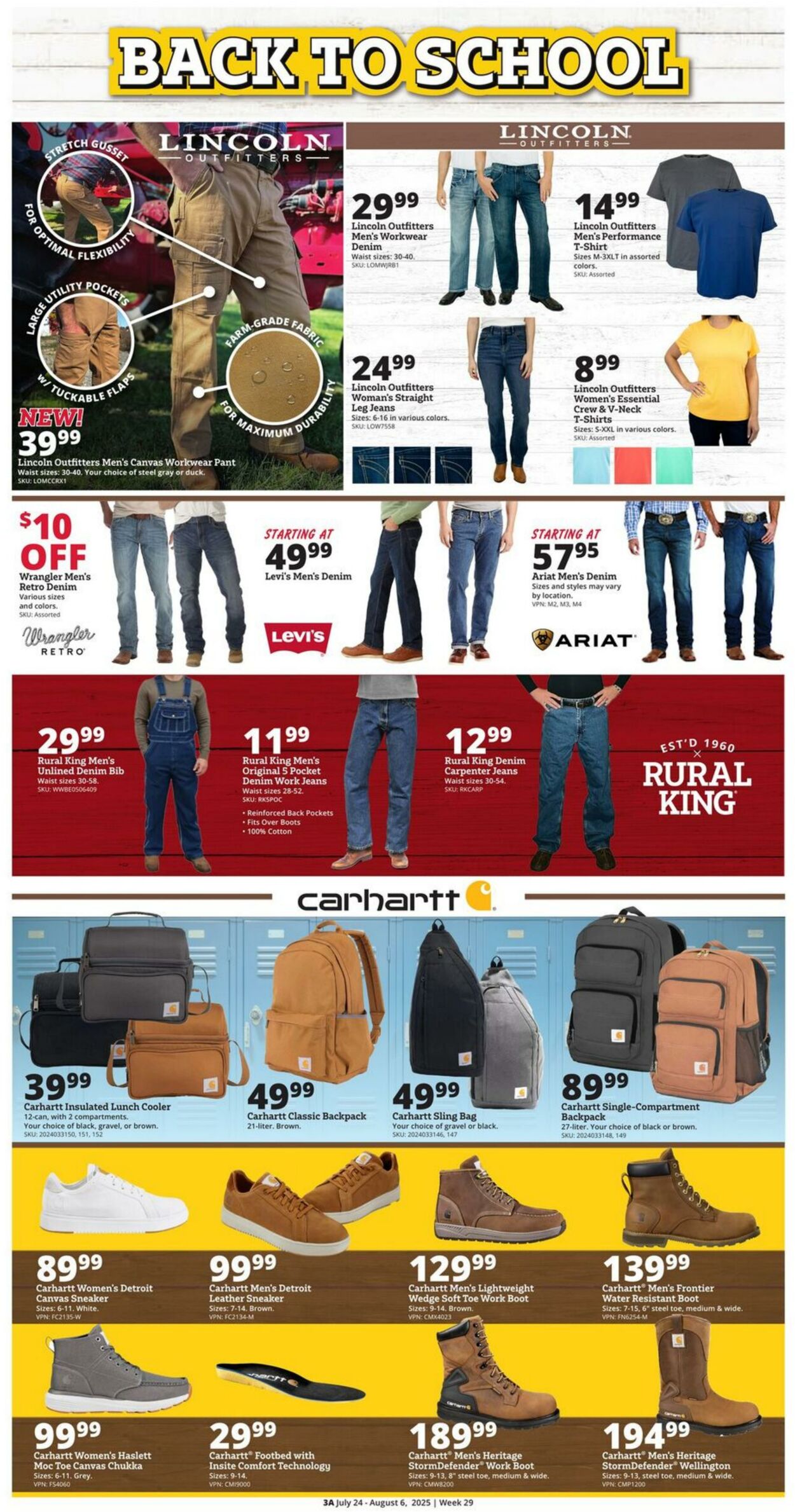 Weekly ad Rural King 07/24/2025 - 08/06/2025