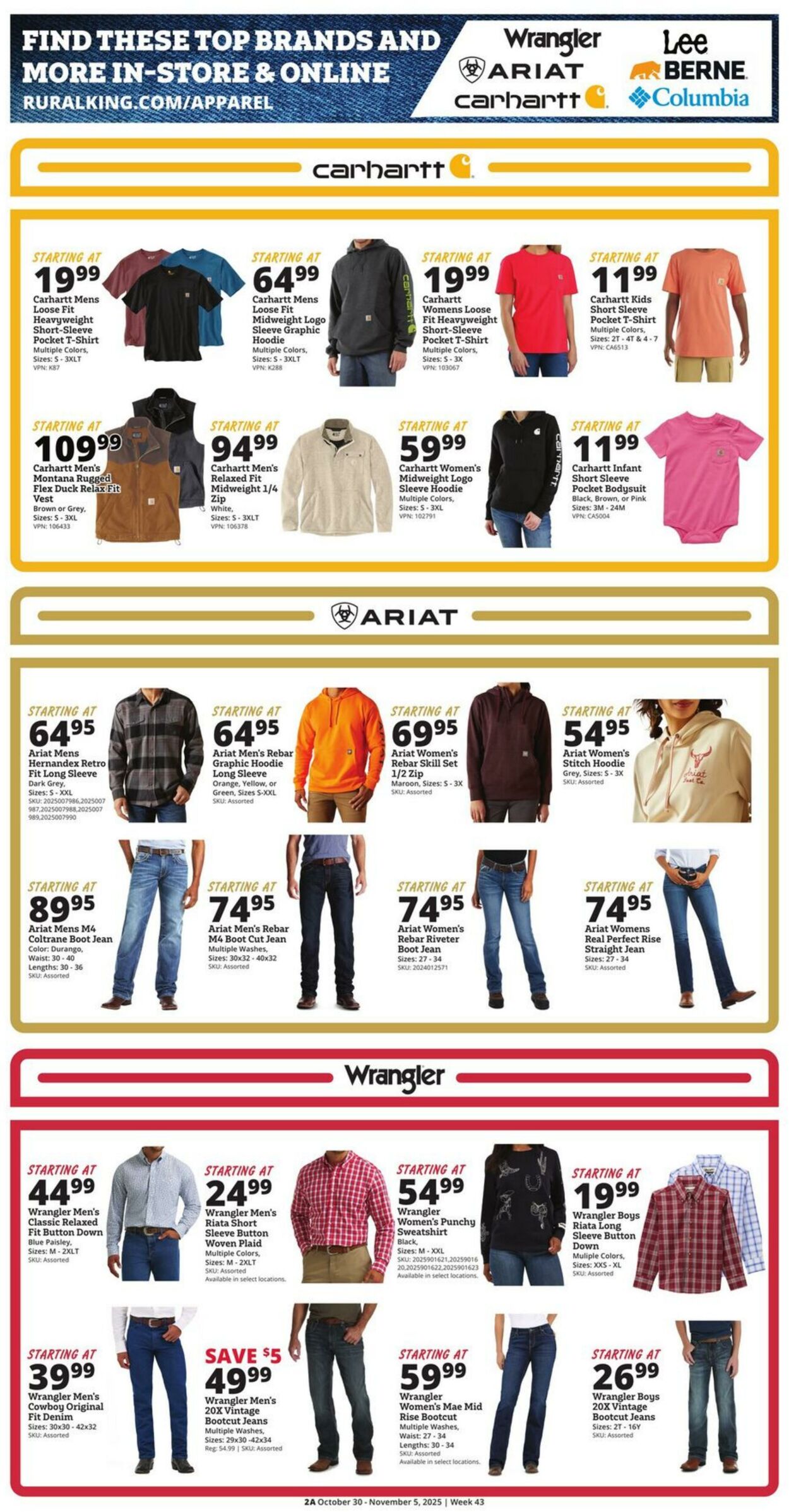 Weekly ad Rural King 10/30/2025 - 11/05/2025