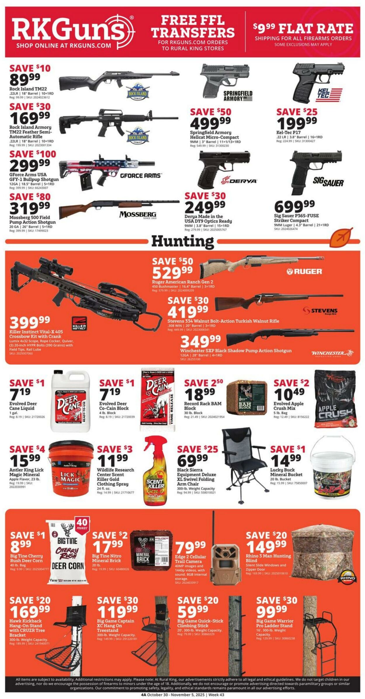 Weekly ad Rural King 10/30/2025 - 11/05/2025