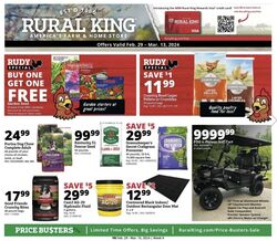 Weekly ad Rural King 02/29/2024 - 03/13/2024