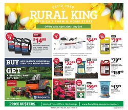 Weekly ad Rural King 04/20/2023 - 05/03/2023