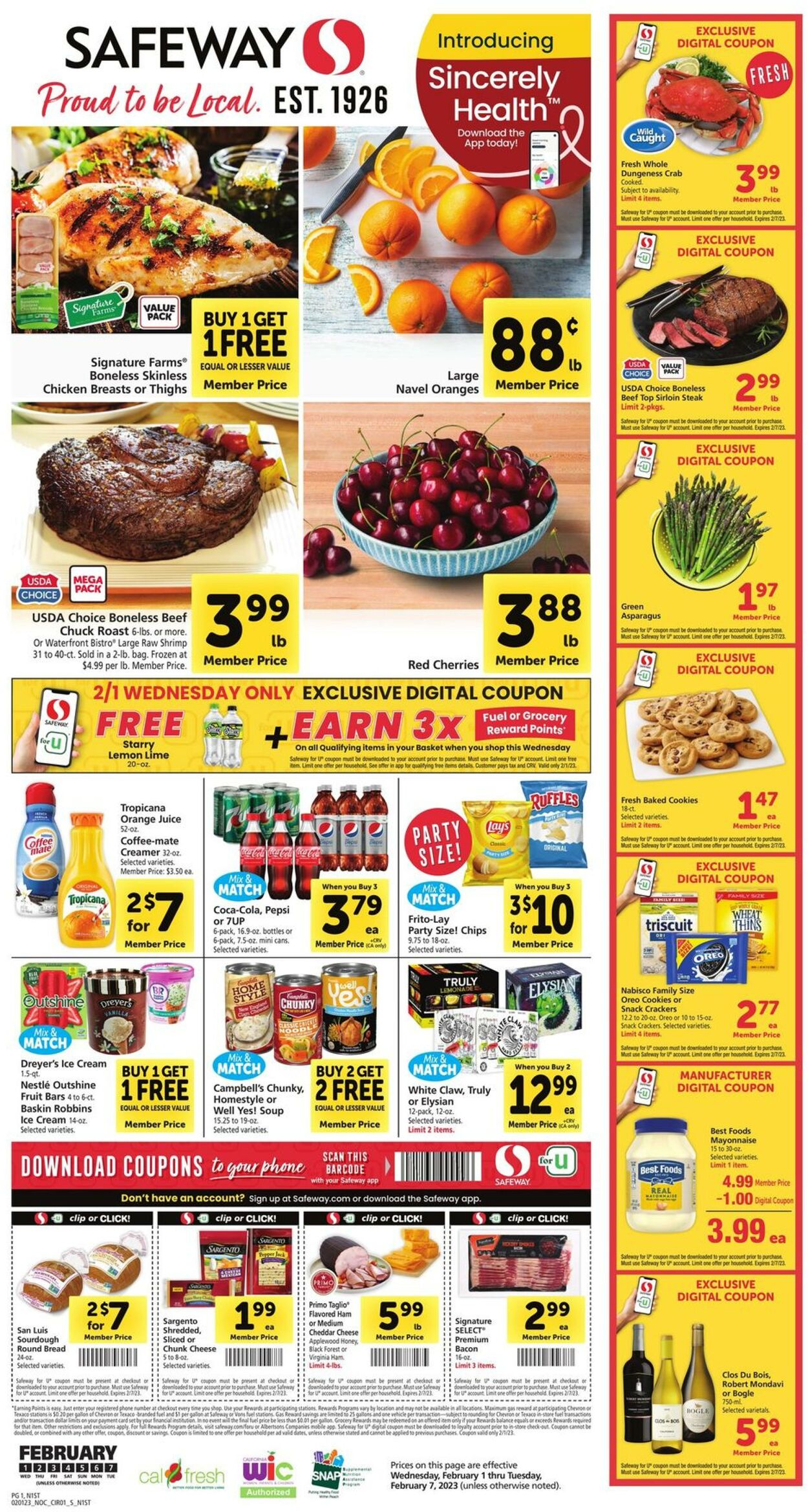 Weekly ad Safeway 02/01/2023 - 02/07/2023
