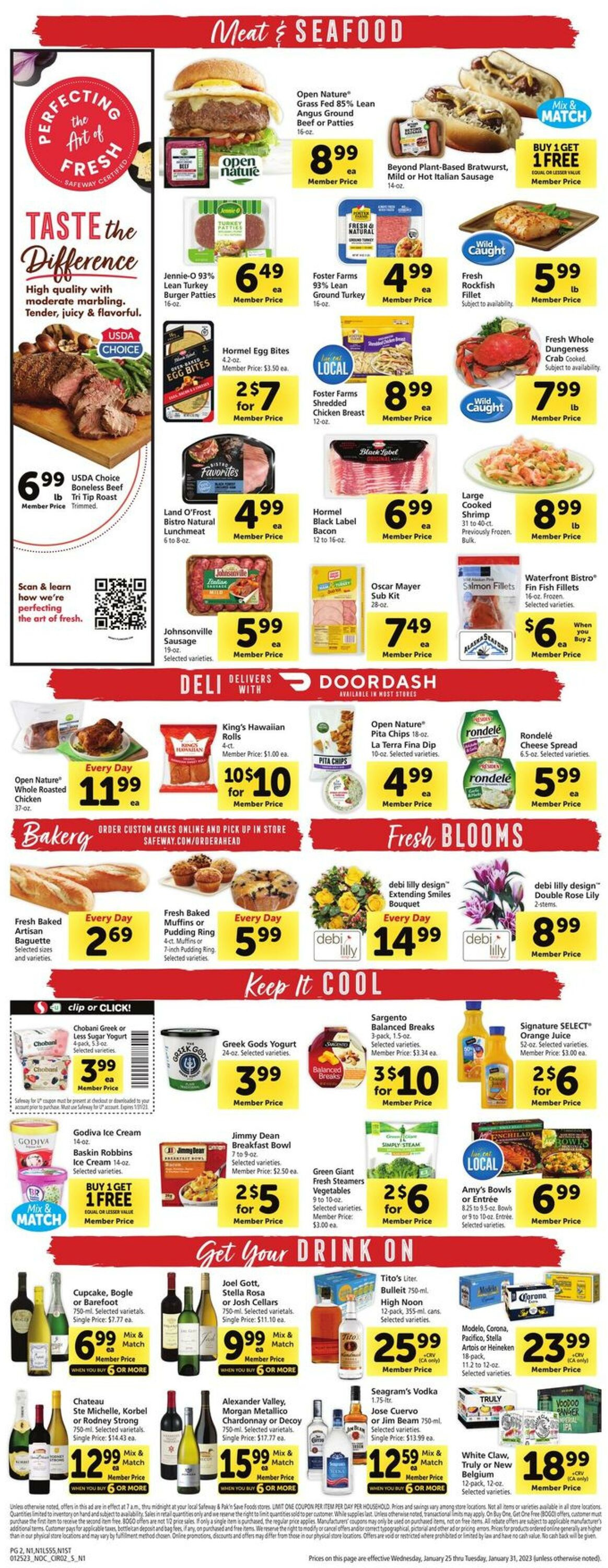 Weekly ad Safeway 01/25/2023 - 01/31/2023
