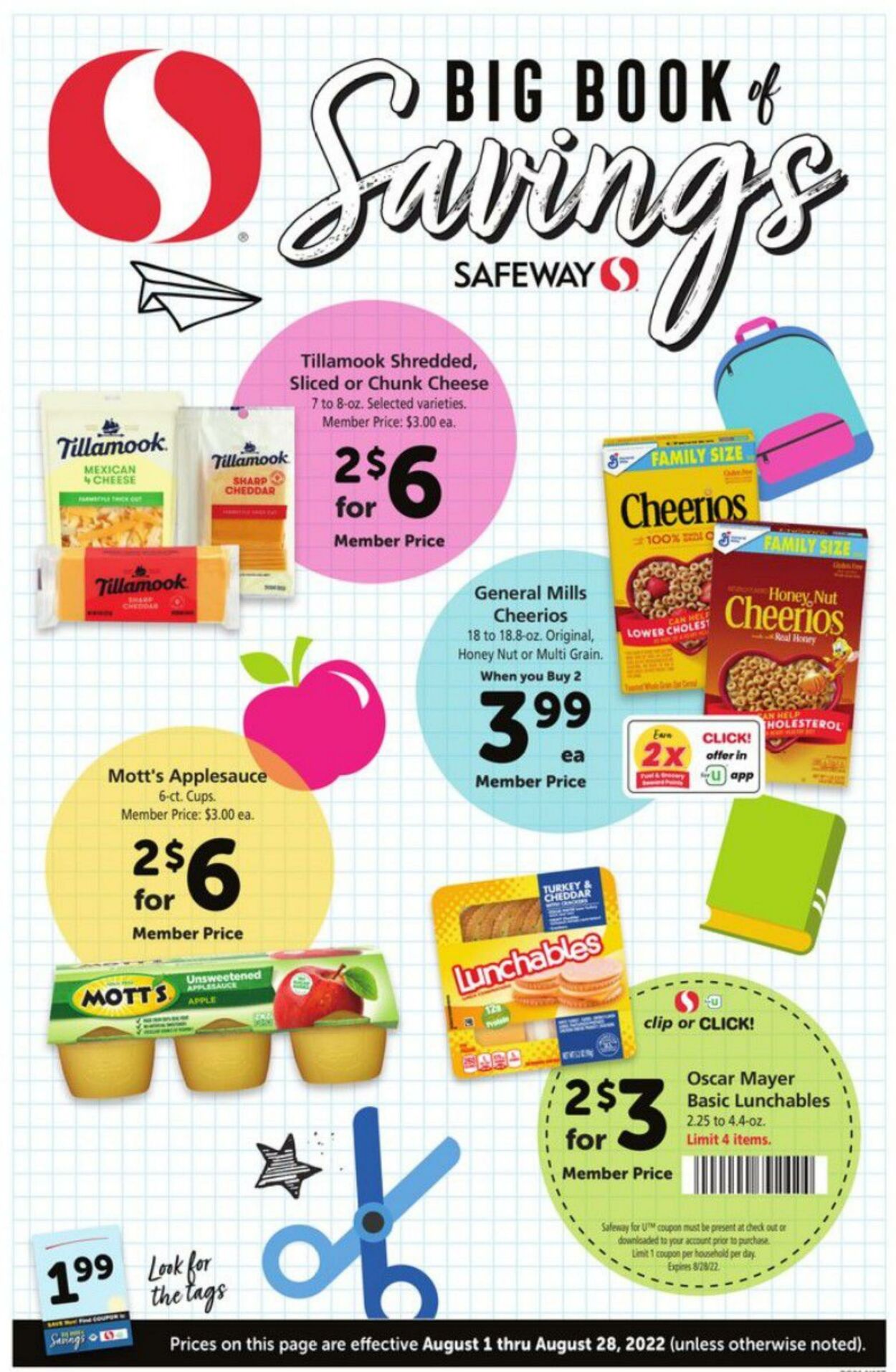 Weekly ad Safeway 08/01/2022 - 08/28/2022