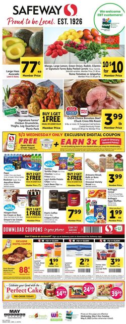Weekly ad Safeway 05/03/2023 - 05/09/2023