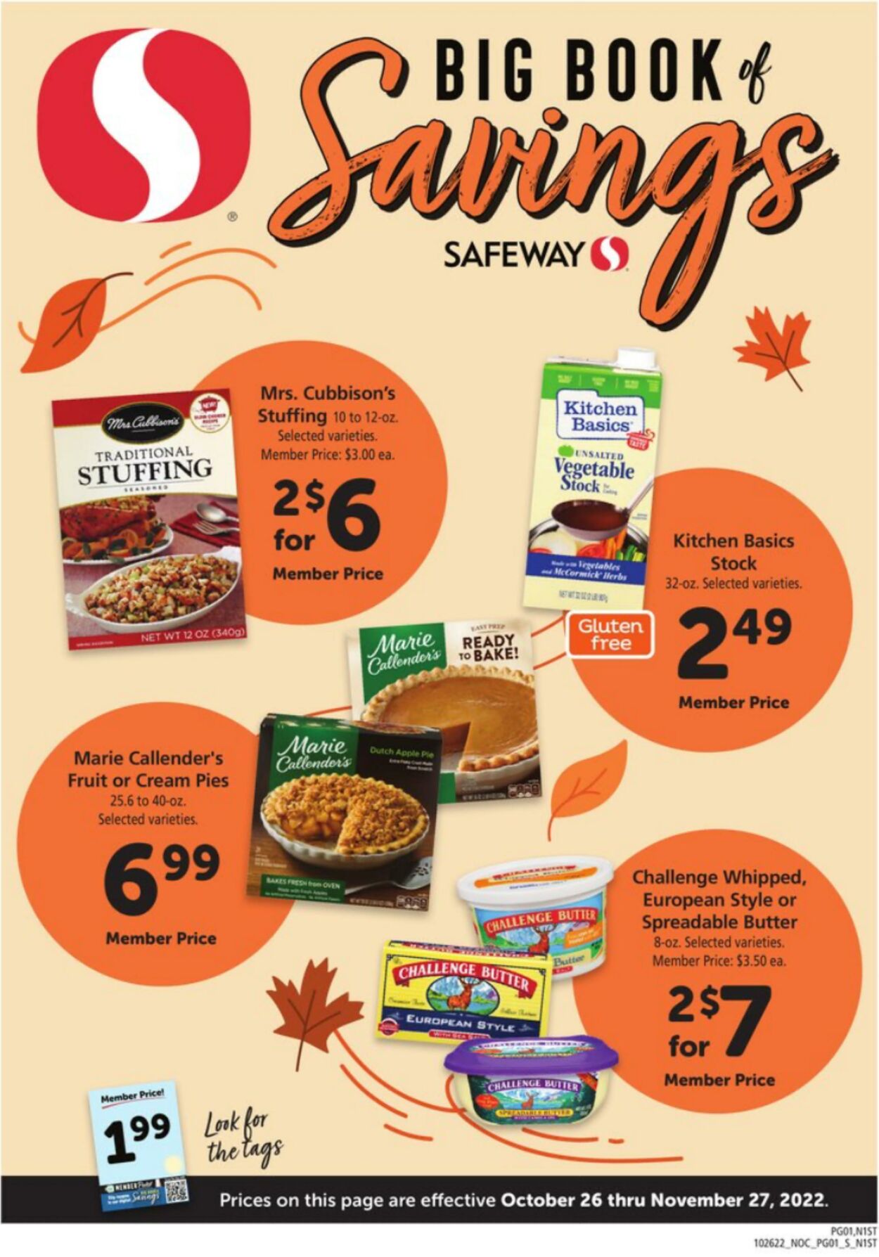 Weekly ad Safeway 10/26/2022 - 11/27/2022