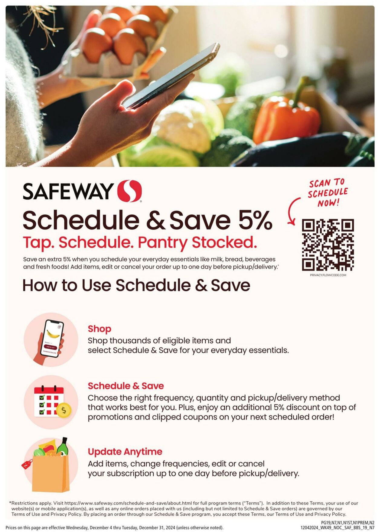 Weekly ad Safeway 12/04/2024 - 12/31/2024