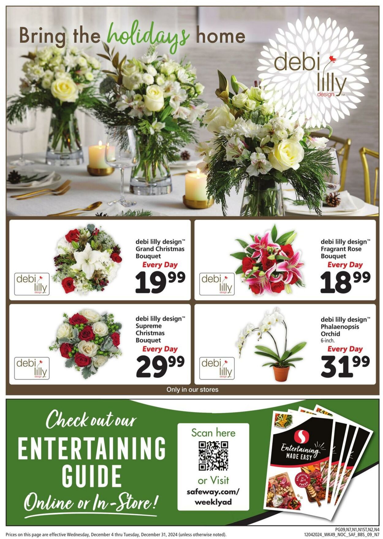 Weekly ad Safeway 12/04/2024 - 12/31/2024