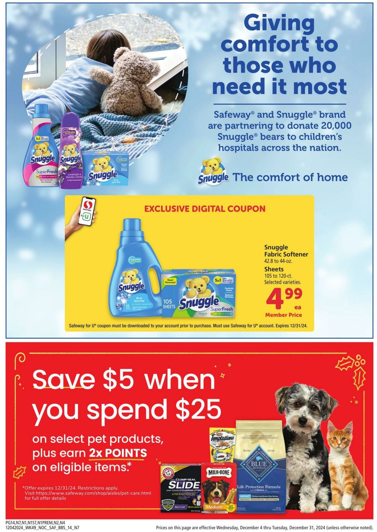 Weekly ad Safeway 12/04/2024 - 12/31/2024