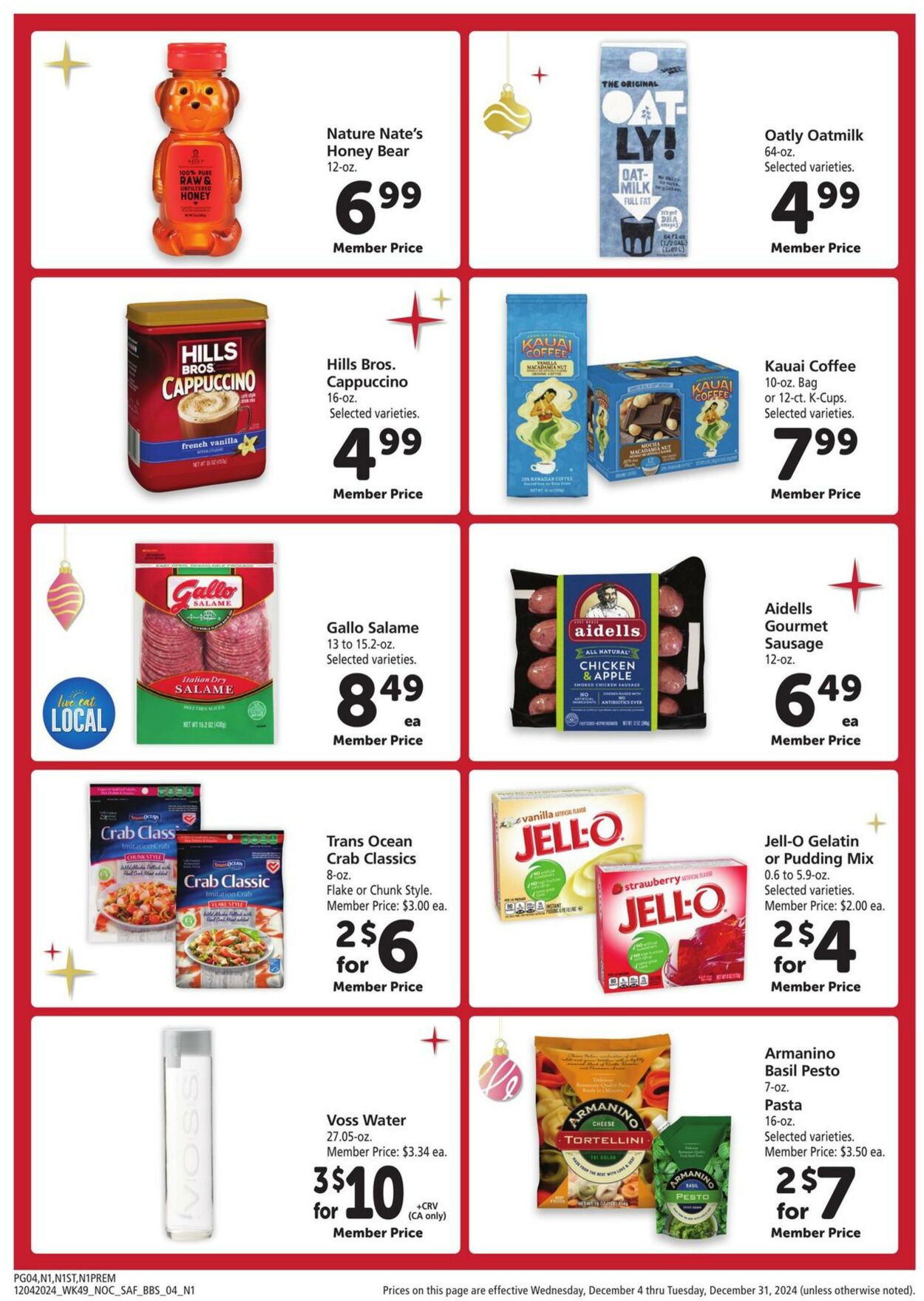 Weekly ad Safeway 12/04/2024 - 12/31/2024