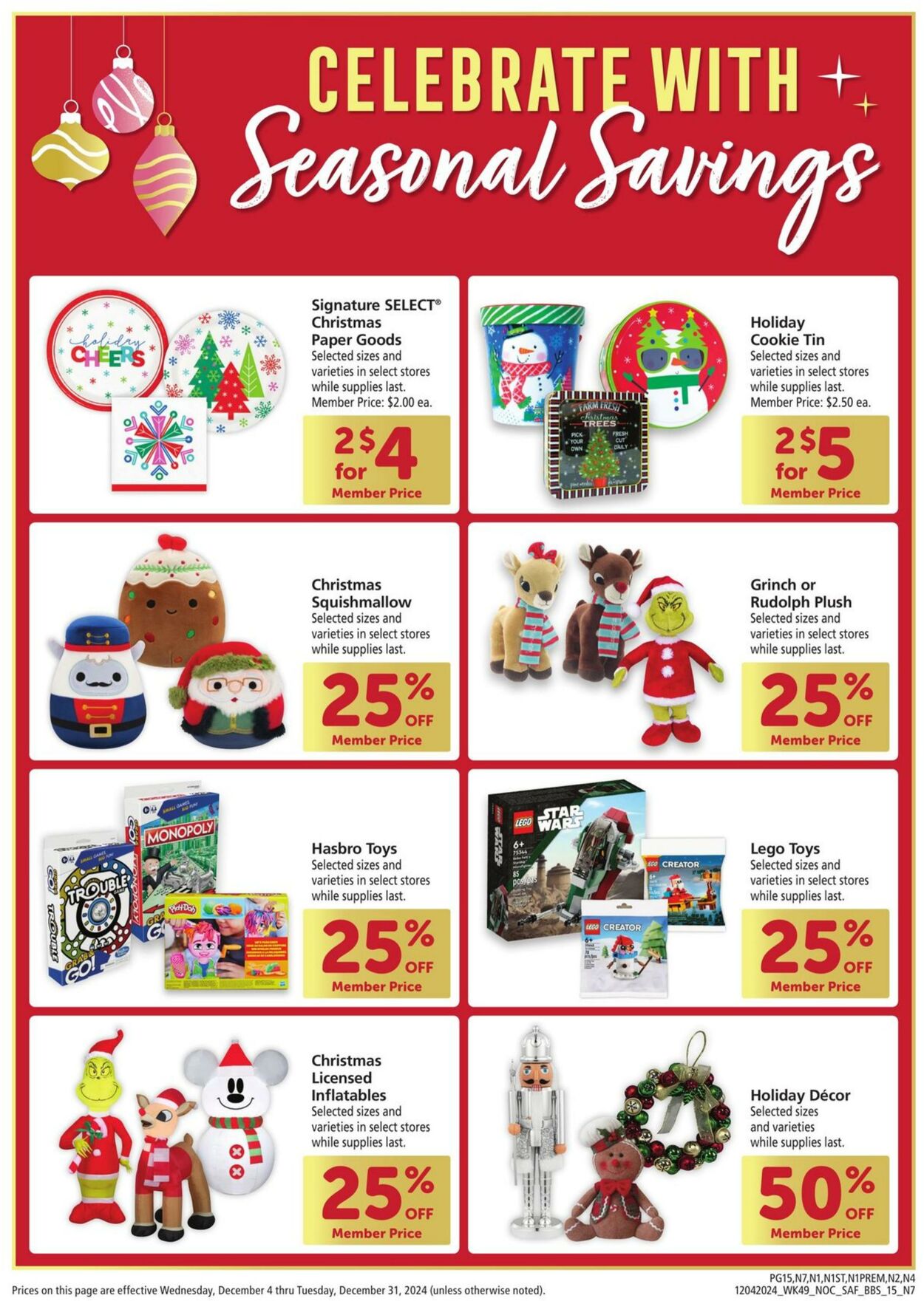 Weekly ad Safeway 12/04/2024 - 12/31/2024