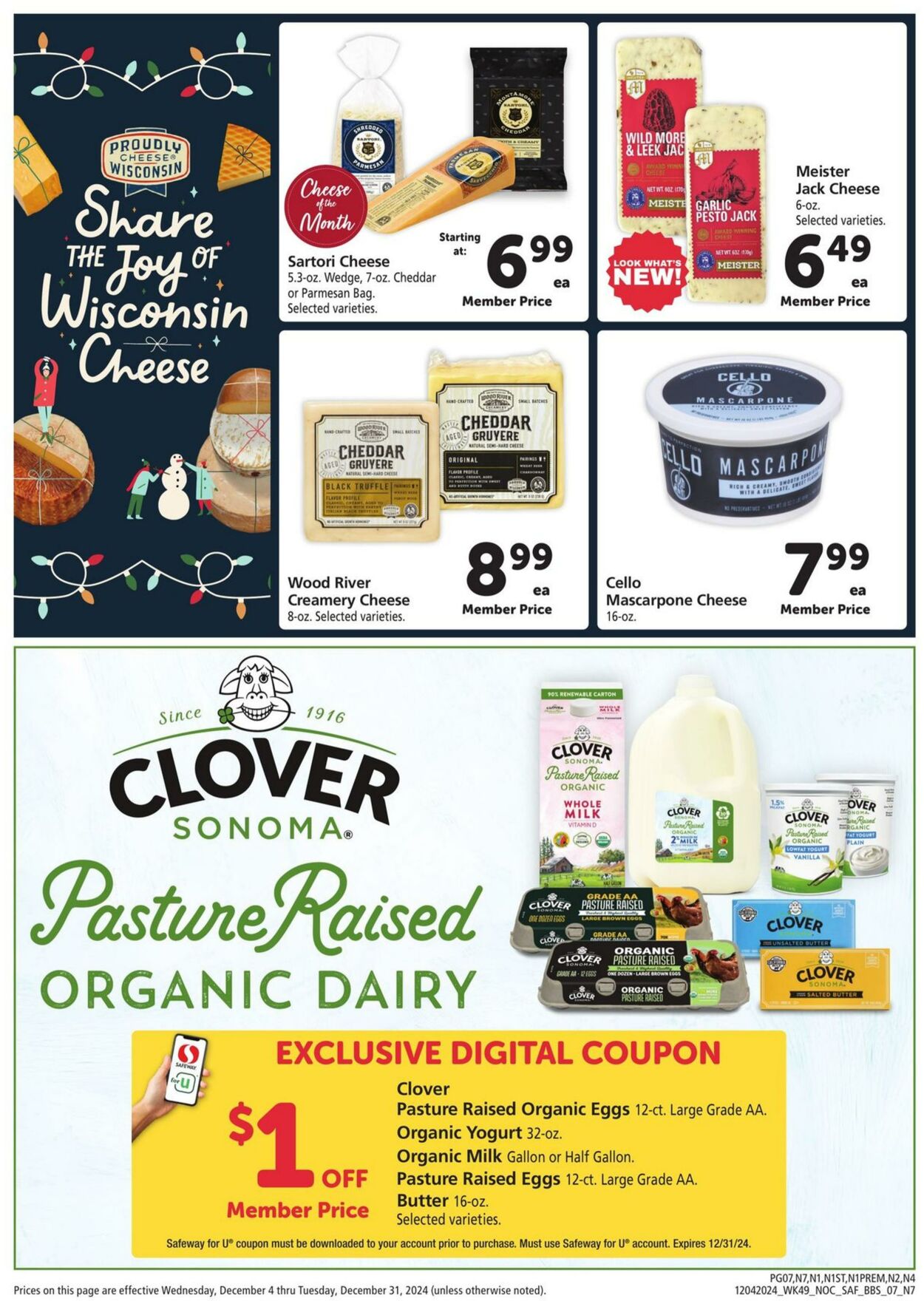 Weekly ad Safeway 12/04/2024 - 12/31/2024